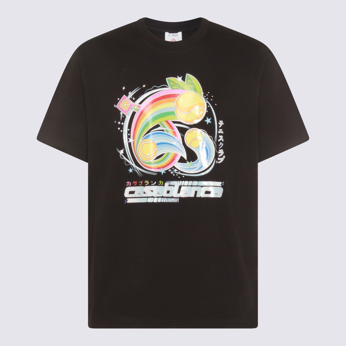 Casablanca Casa Way Mountain Printed T-shirt In White