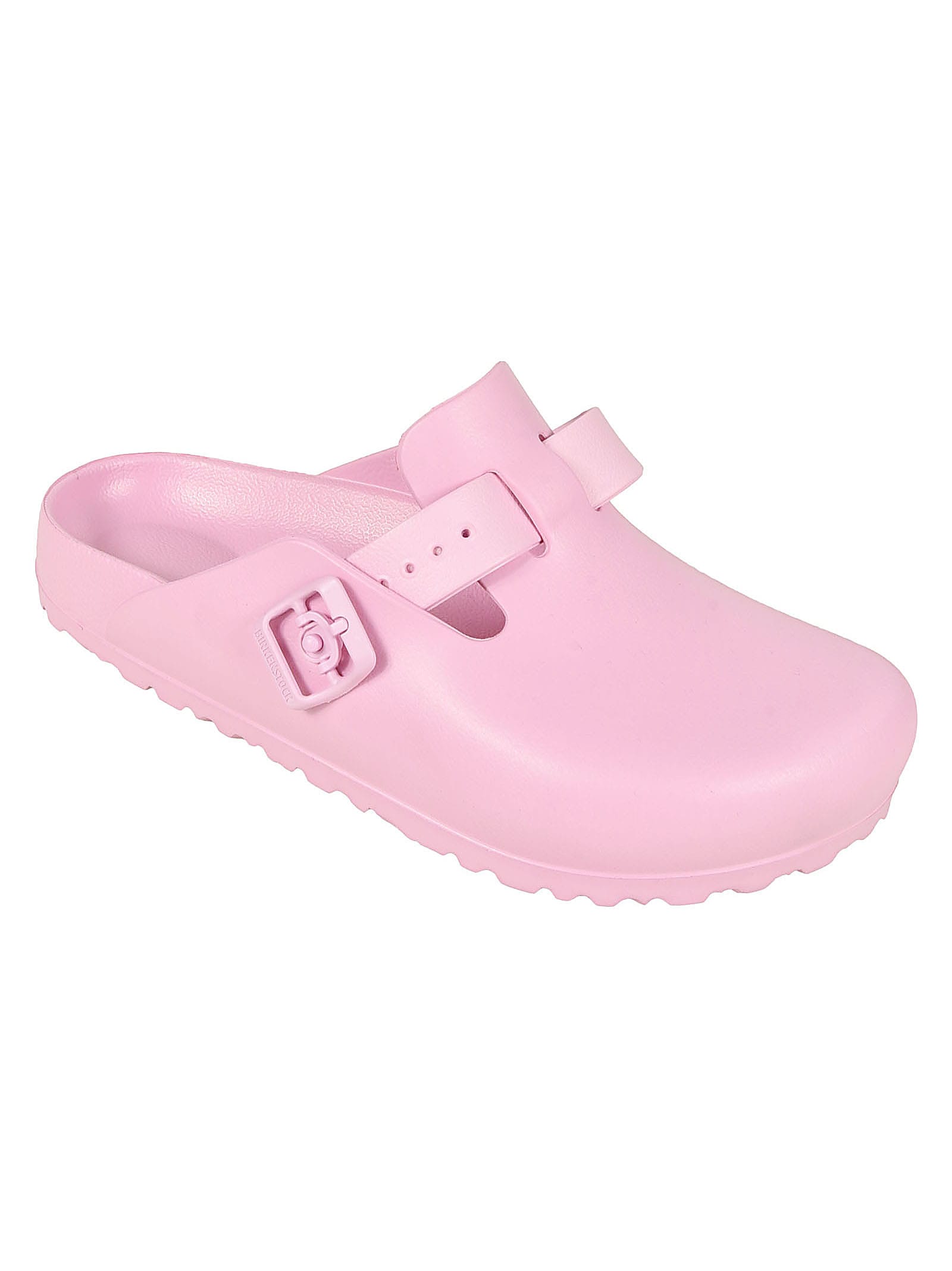 Shop Birkenstock Boston Eva Flat Mules In Fondant Pink