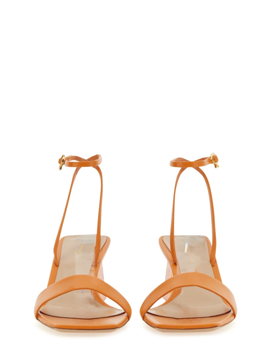 Shop Gianvito Rossi Cosmic Sandal. In Orange