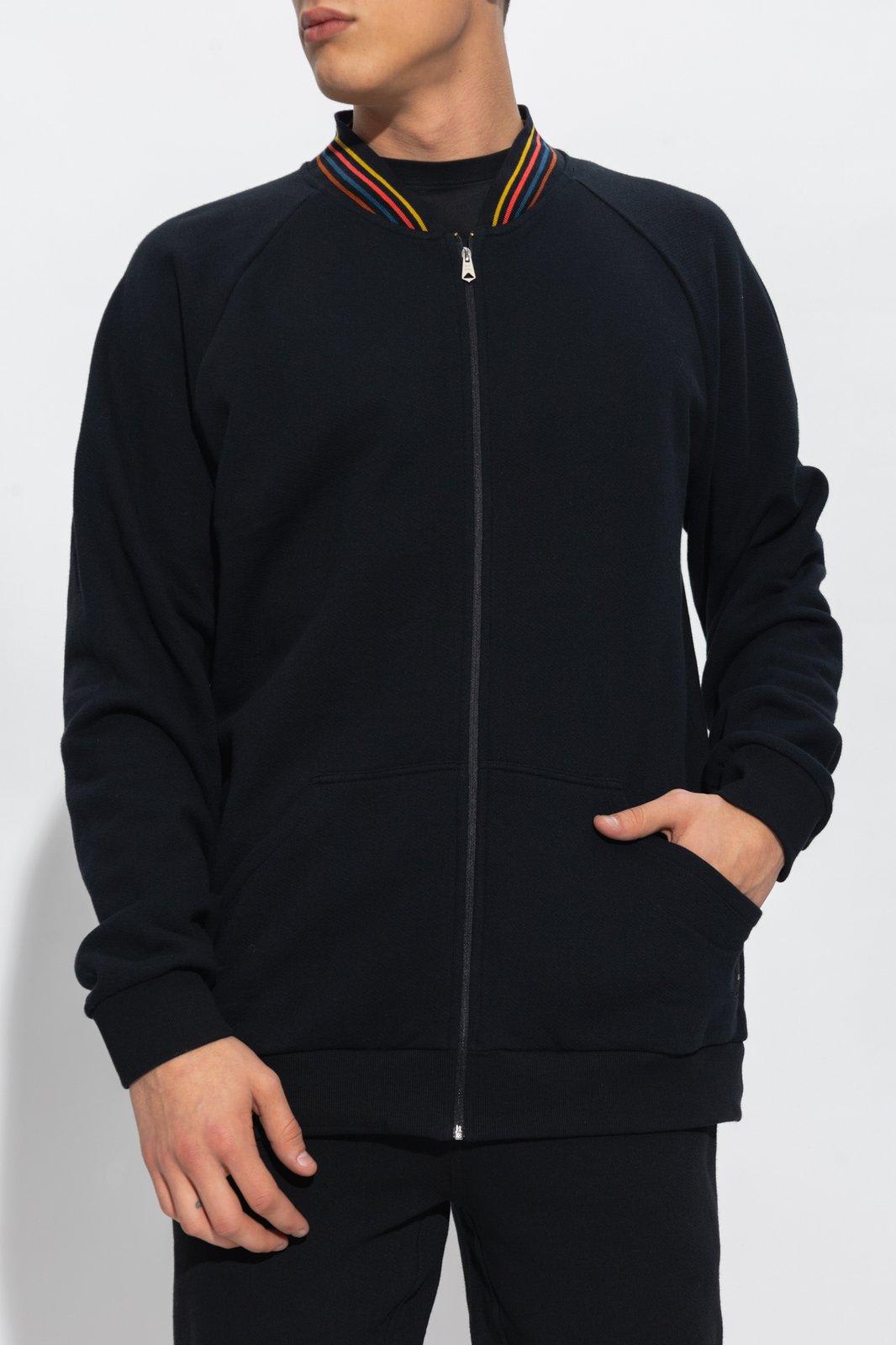 Shop Paul Smith Sweatshirt With Pockets In Black