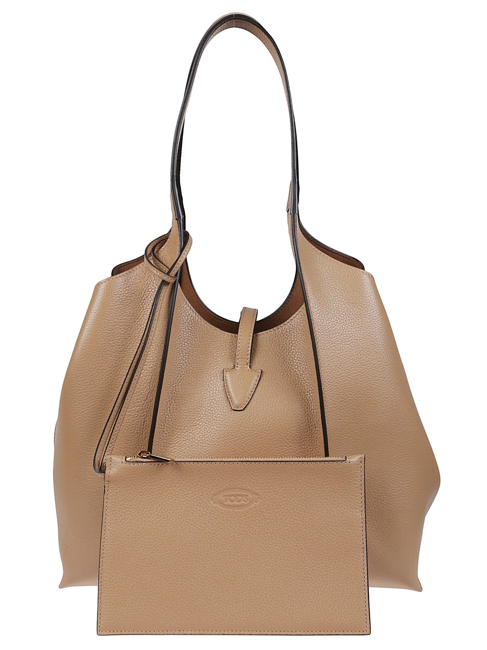 Tod's Small Tsb Shopping Bag In Brown