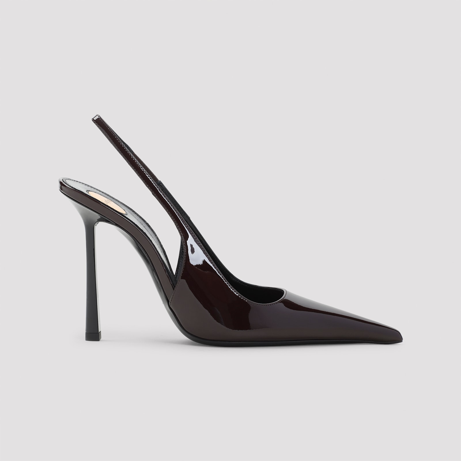 Saint Laurent 110mm Vendome Slingback Pointed-toe Pumps In Black