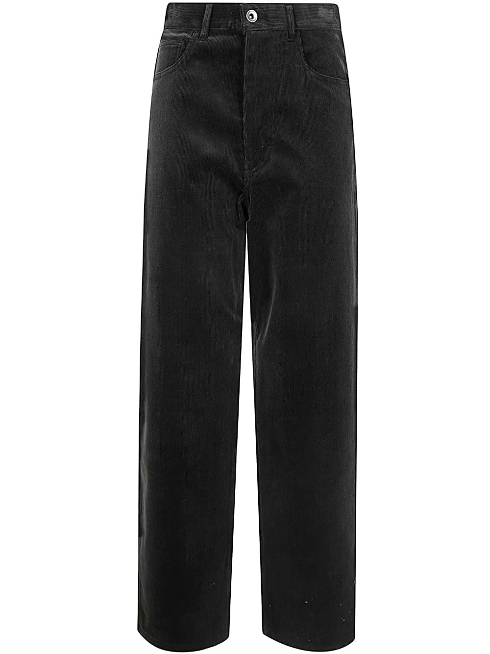 Shop Auralee Finx Corduroy Pants In Dark Brown