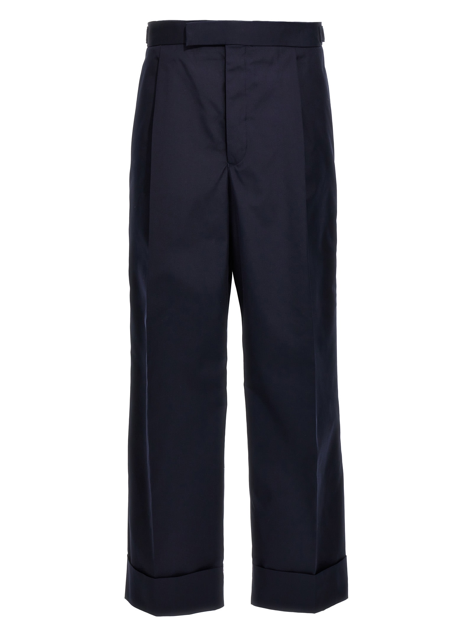 Shop Thom Browne Fit 5 Pants In Blue