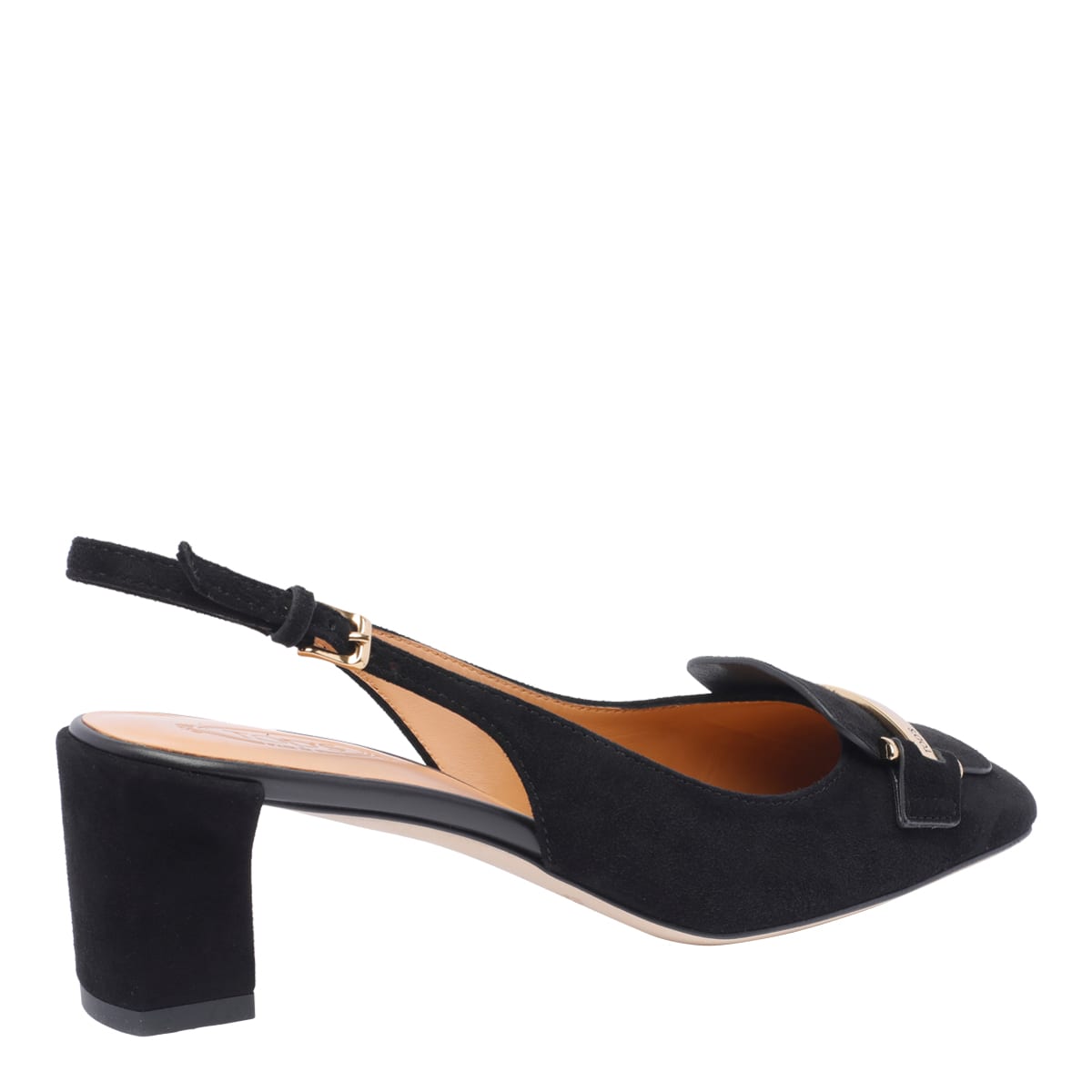 Tod's Leather Slingback Pumps In Black