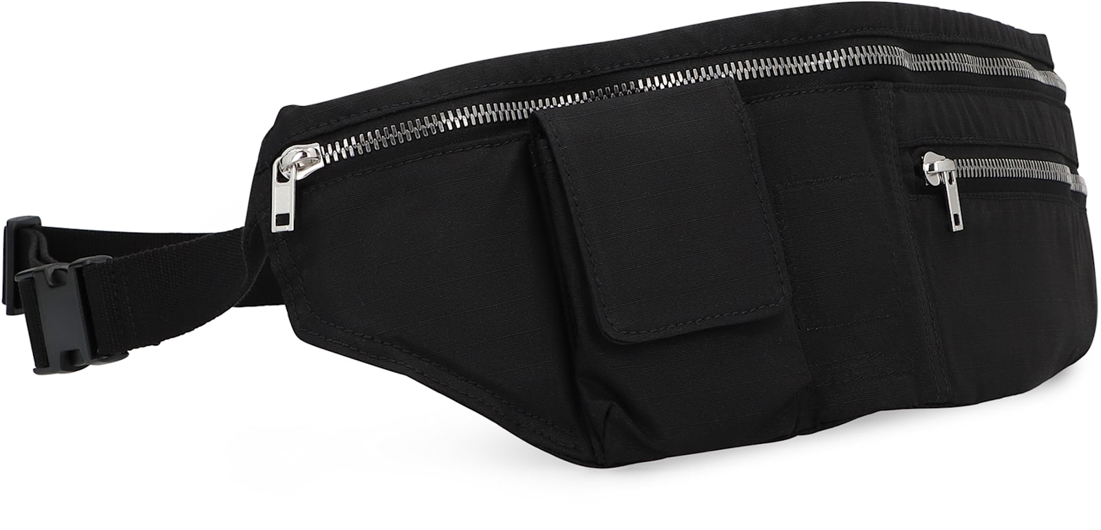 Drkshdw Rick Owens X - Fabric Belt Bag In Black