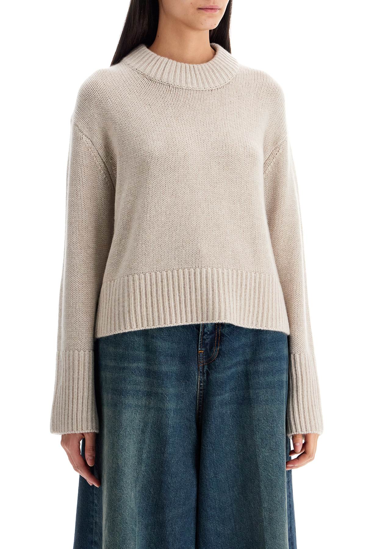 Shop Lisa Yang Cashmere Sony Pullover Sweater In Sand (beige)