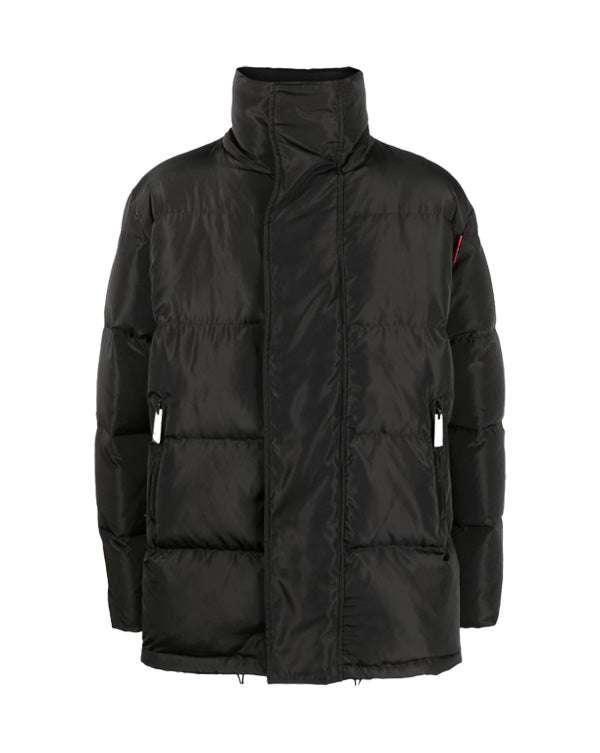 John Richmond Down Jacket With Decorations In Nero
