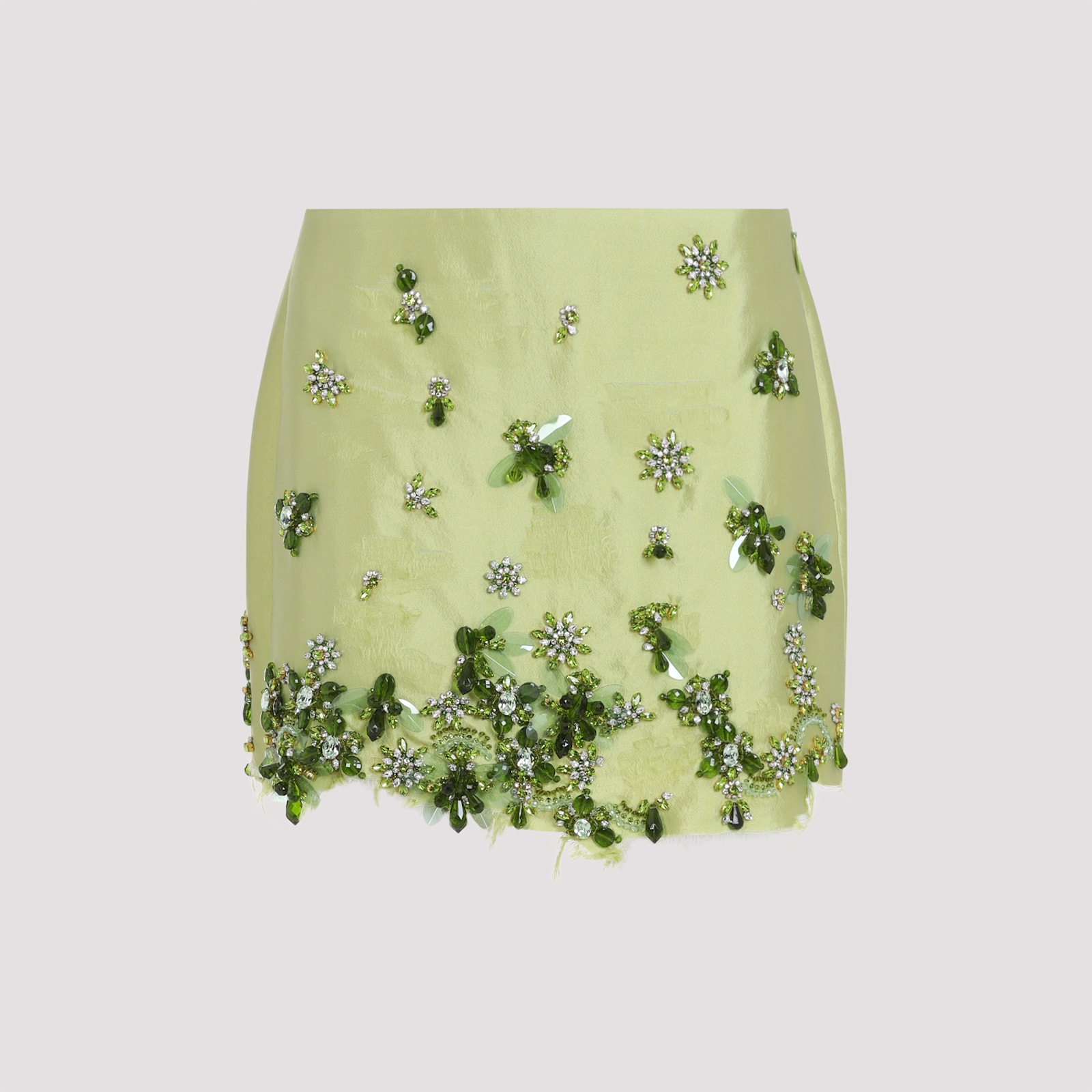 Embroidered Mini Skirt