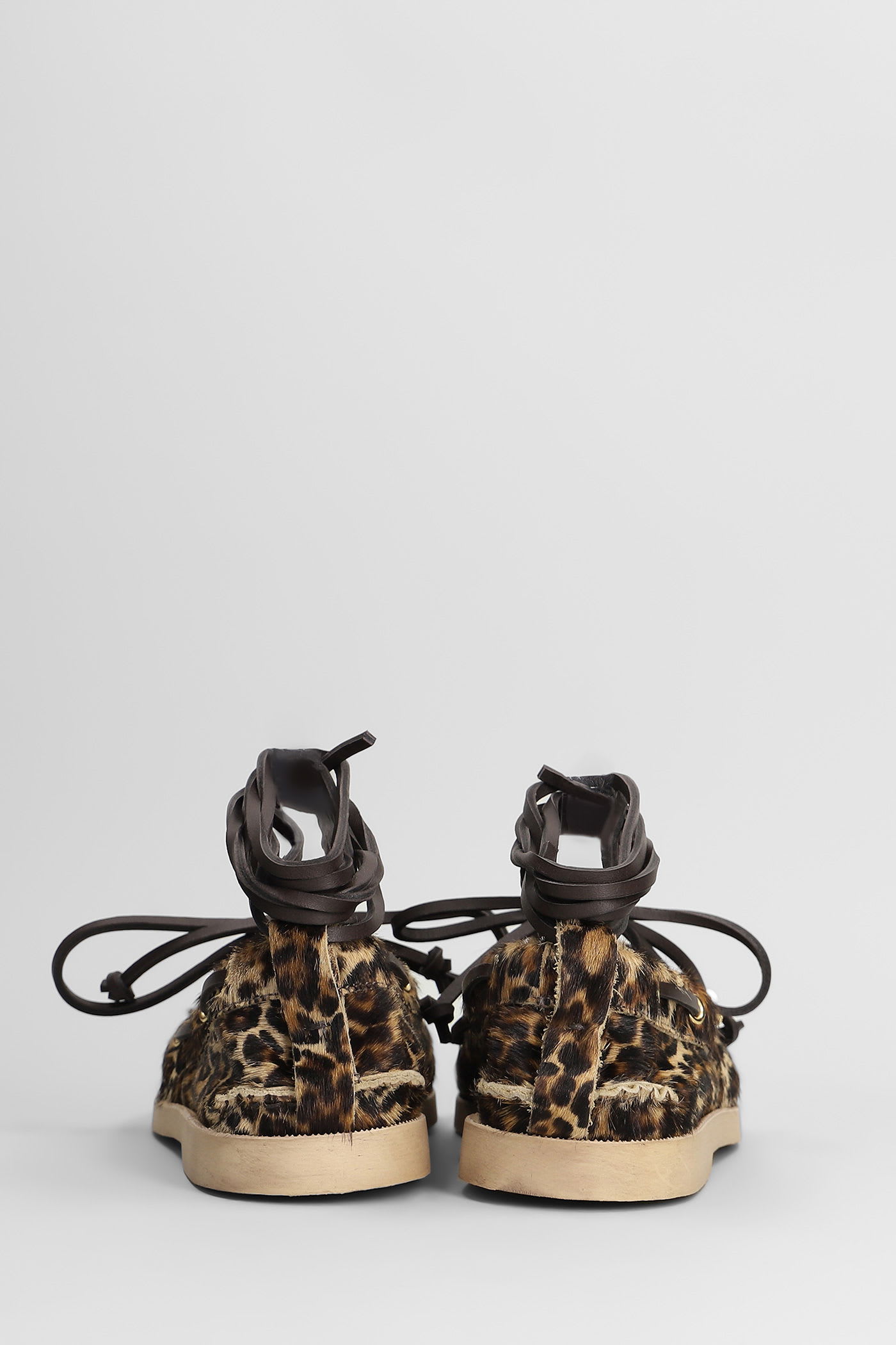 Golden Goose Boat Loafers In Animalier Pony Skin In Multi