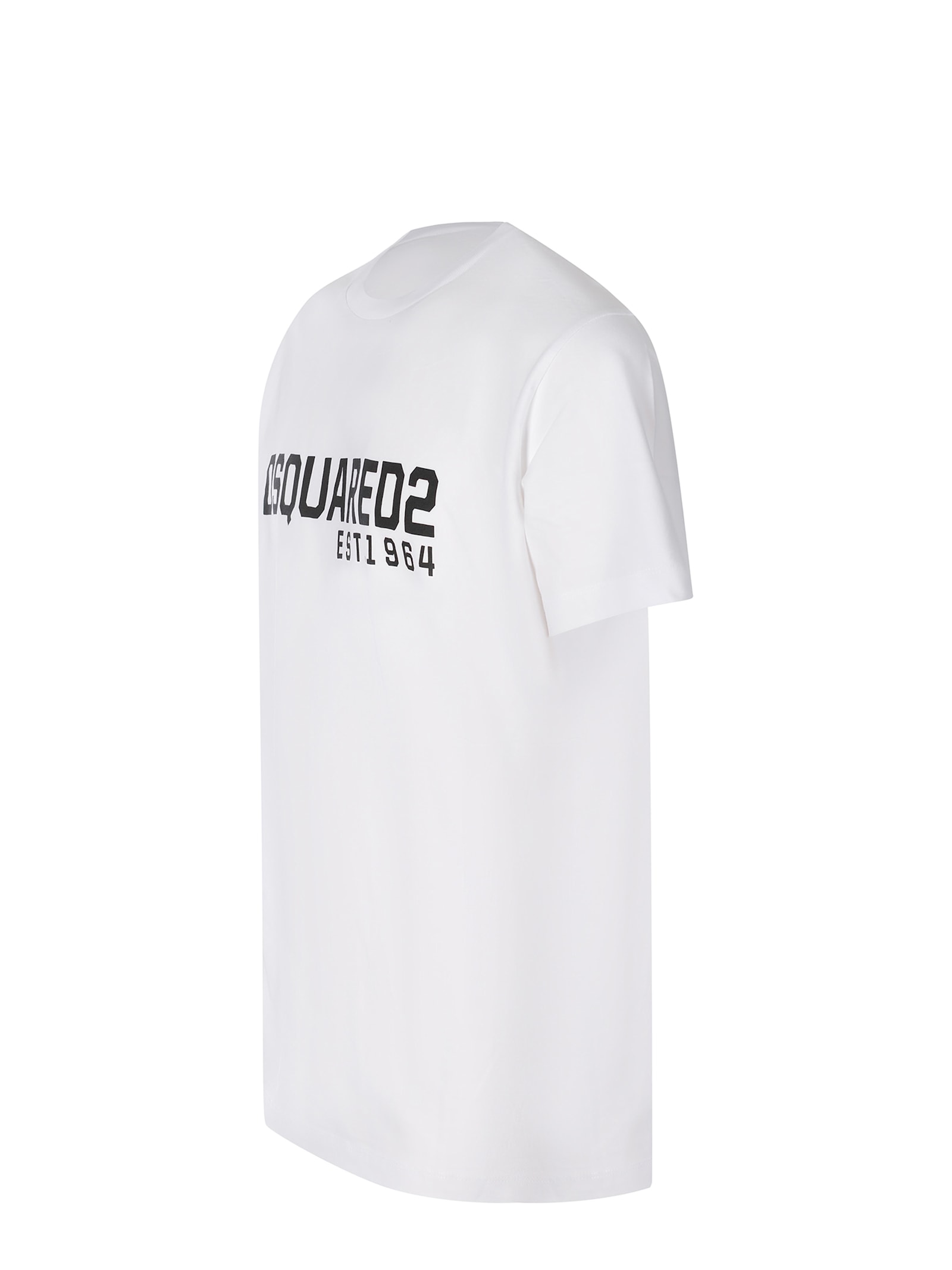 Shop Dsquared2 T-shirt  Made Of Cotton In White