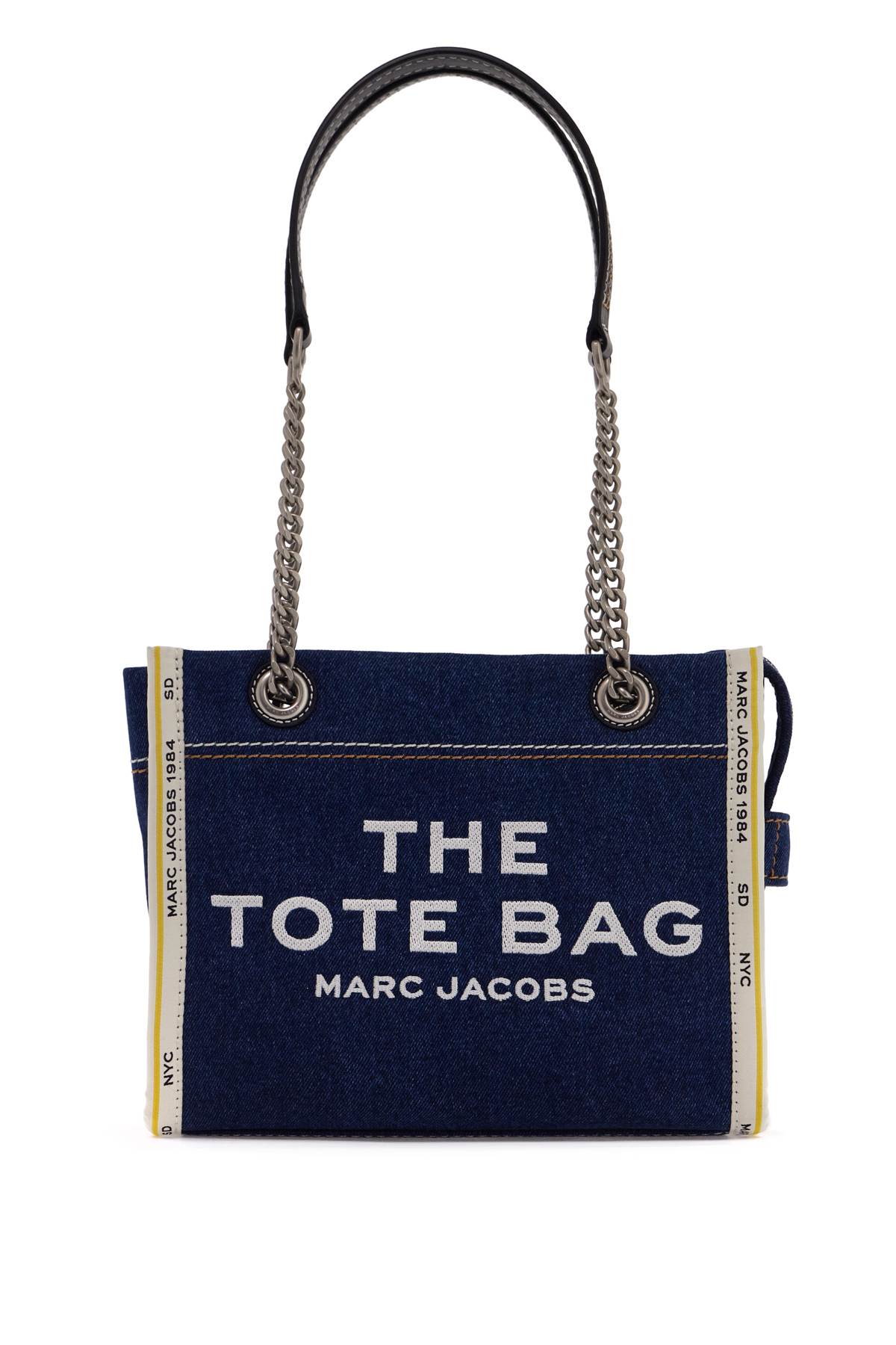 MARC JACOBS SMALL TOTE BLUE DENIM BAG