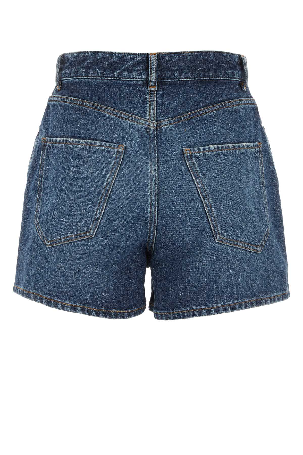 Chloé Denim Shorts In Fadeddenim