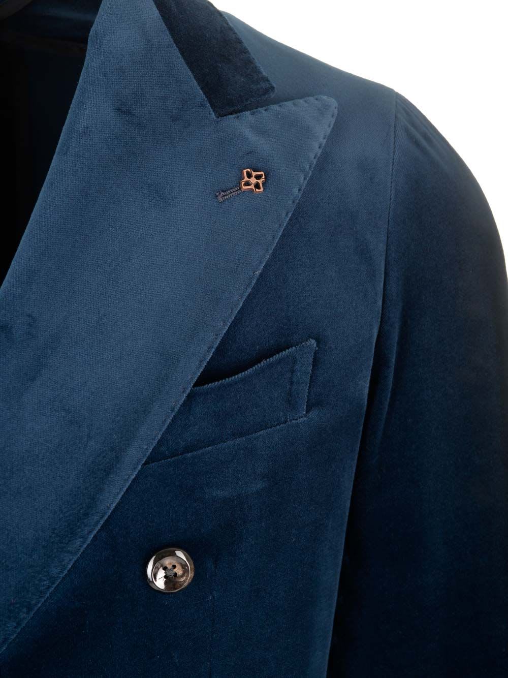 Shop Tagliatore Montecarlo Jacket In Blue