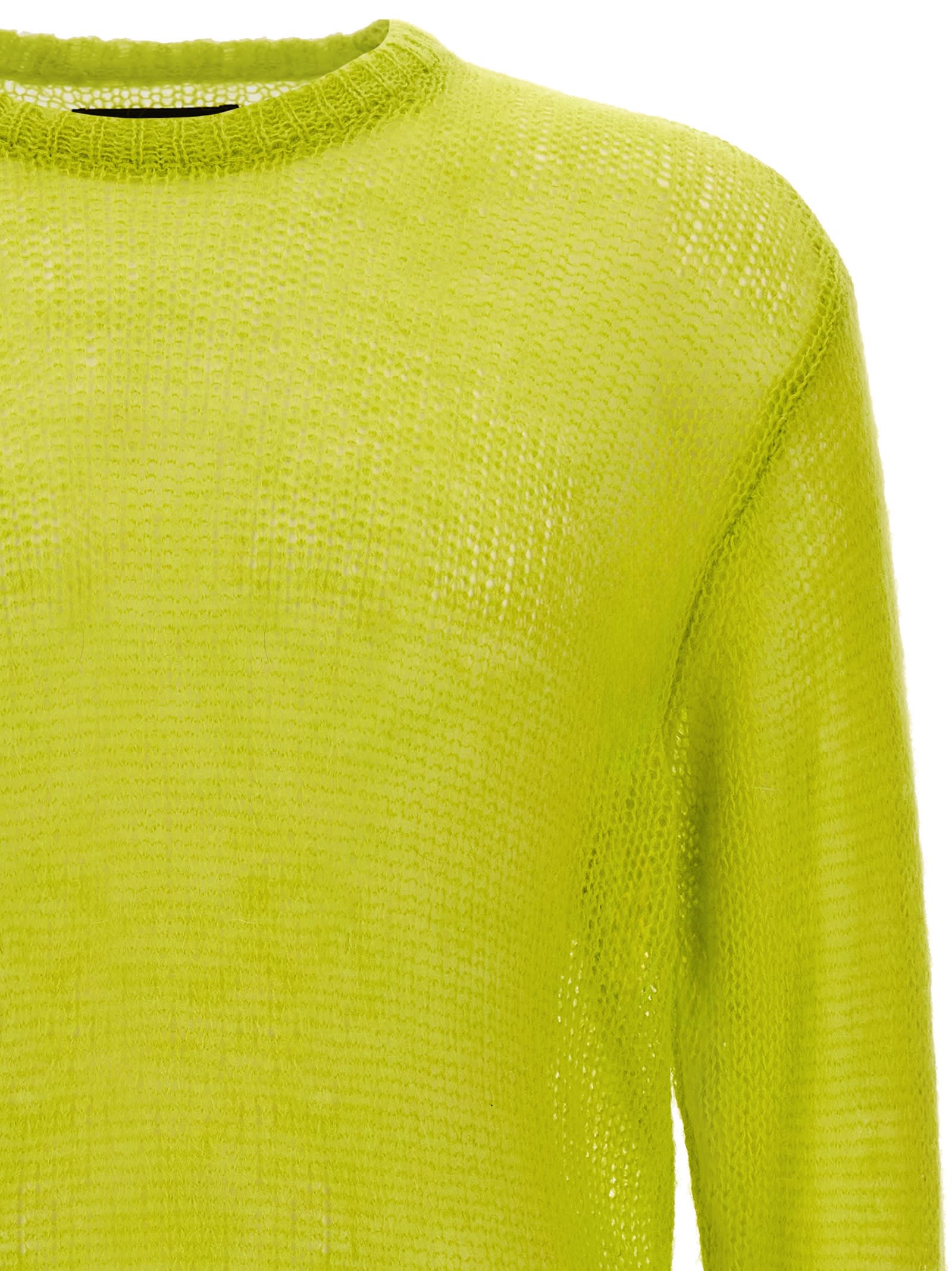 Shop Stussy Loose Sweater In Yellow