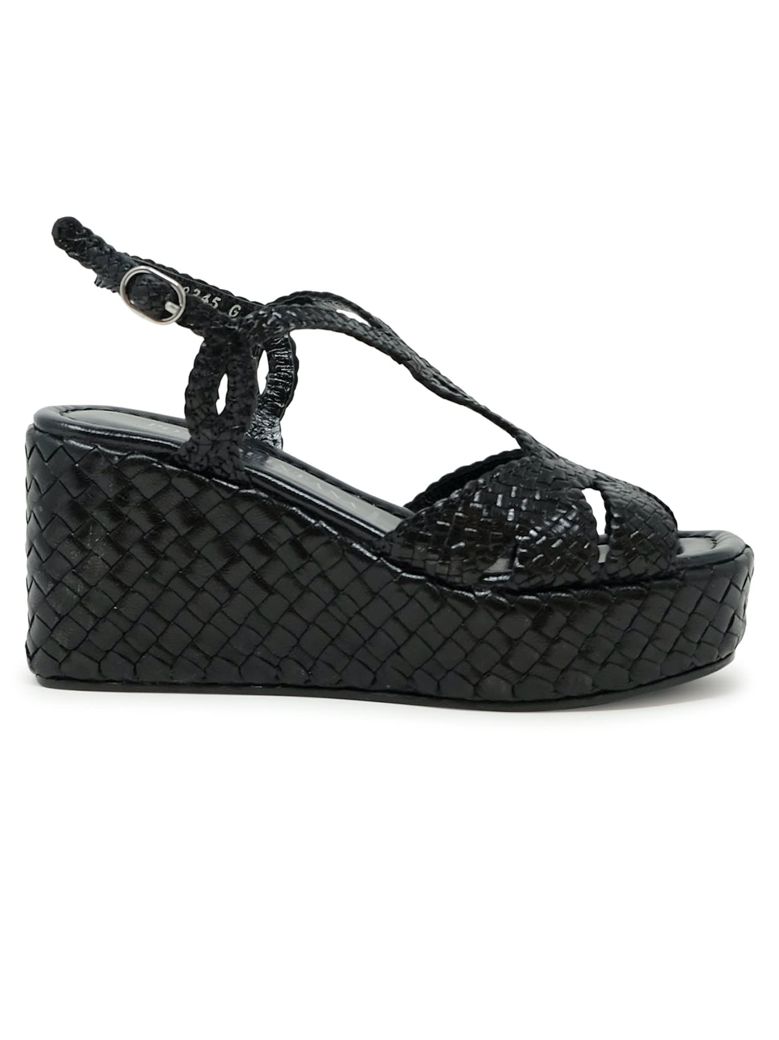 Leather Ankara Sandals