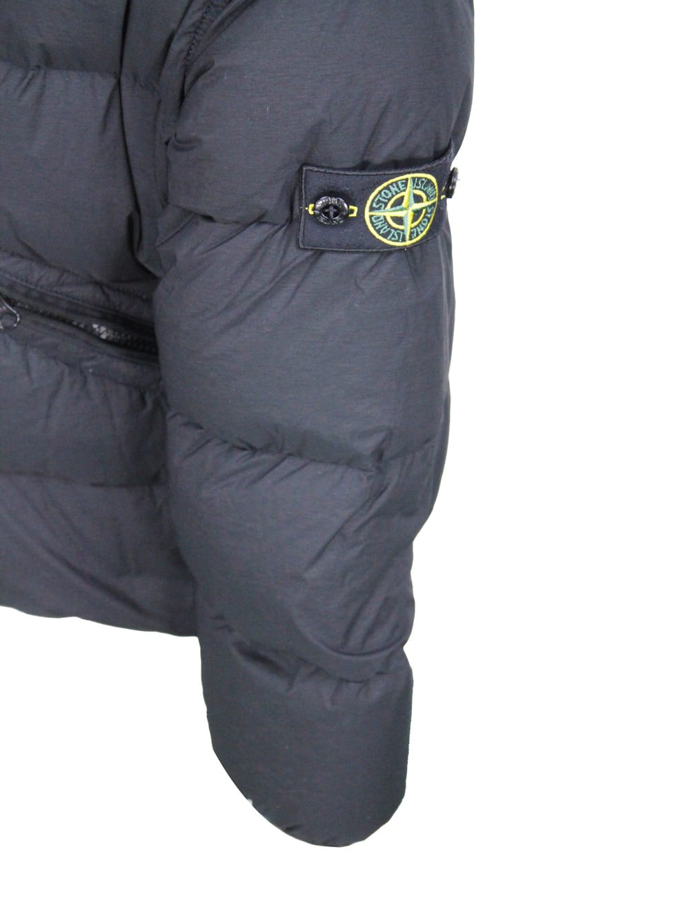 Stone Island Jacket In Black