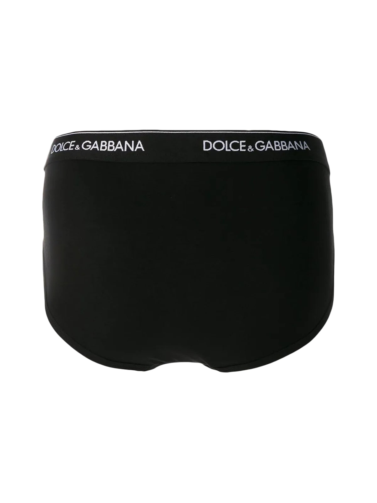 Shop Dolce & Gabbana Slip Medio In Black