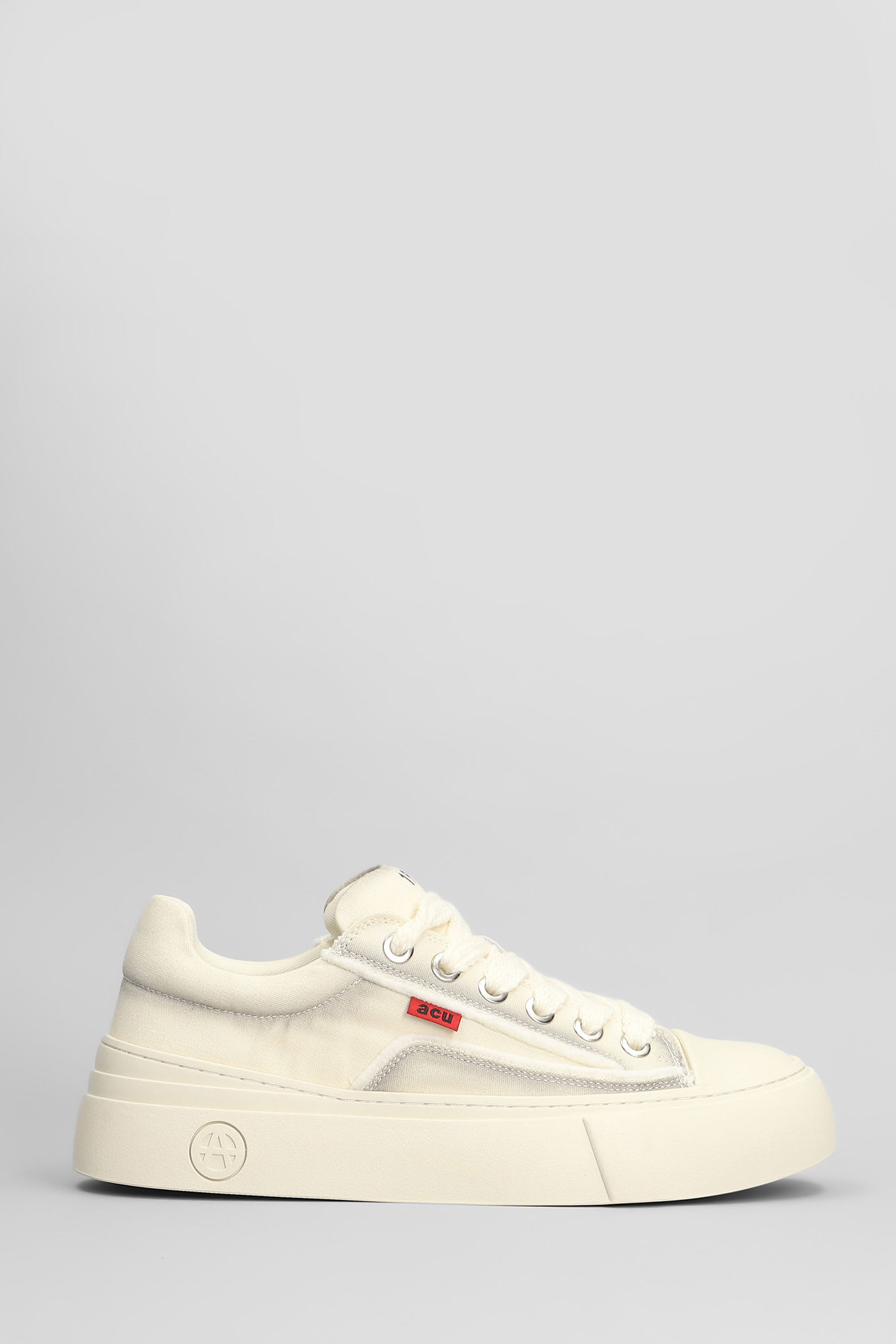 Afc Vulc Sneakers In Beige Canvas