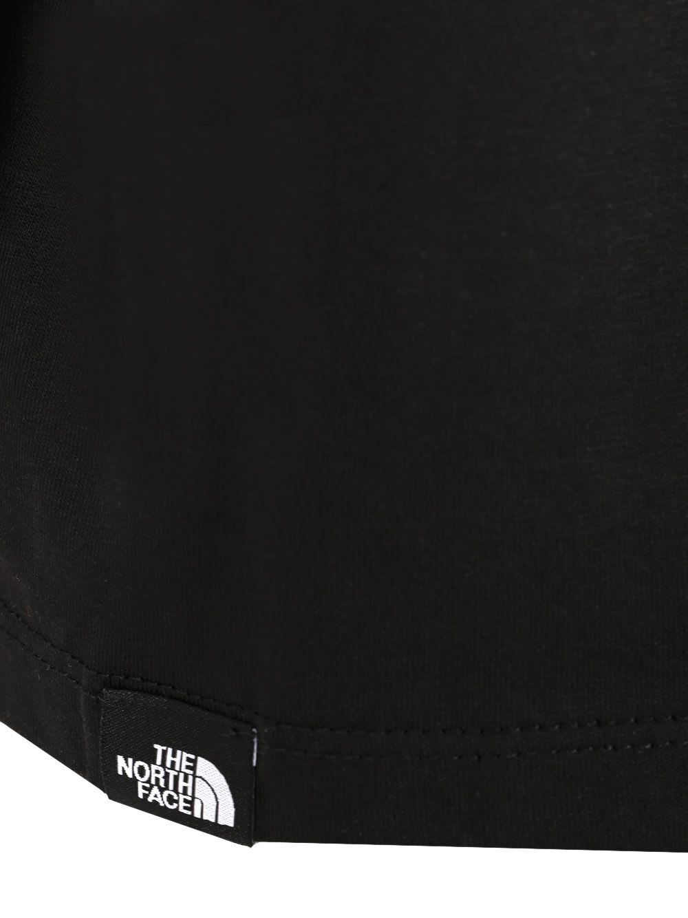 Shop The North Face Simple Dome Cropped T-shirt In Black