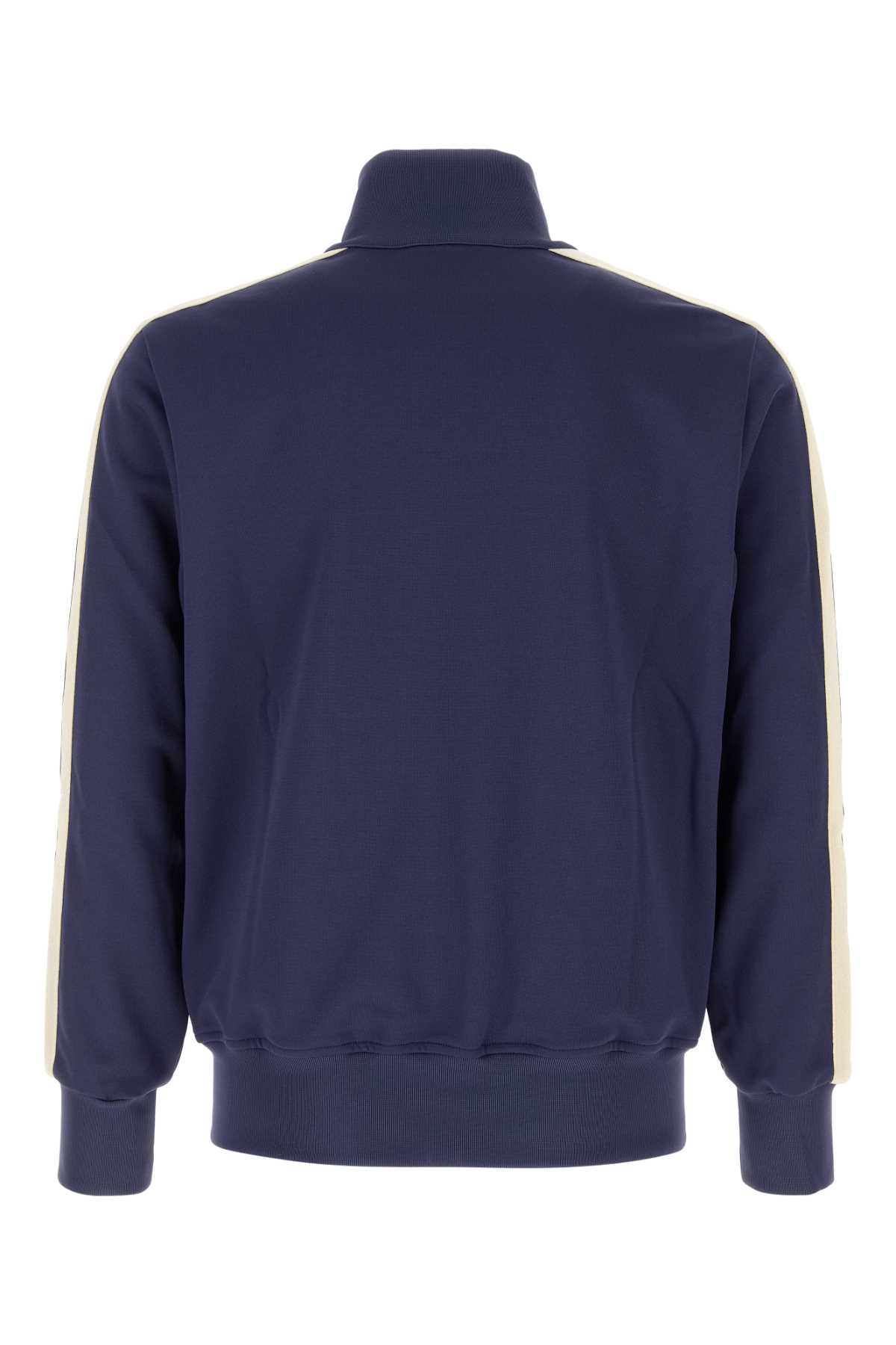 Shop Palm Angels Blue Polyester Sweatshirt In 4603