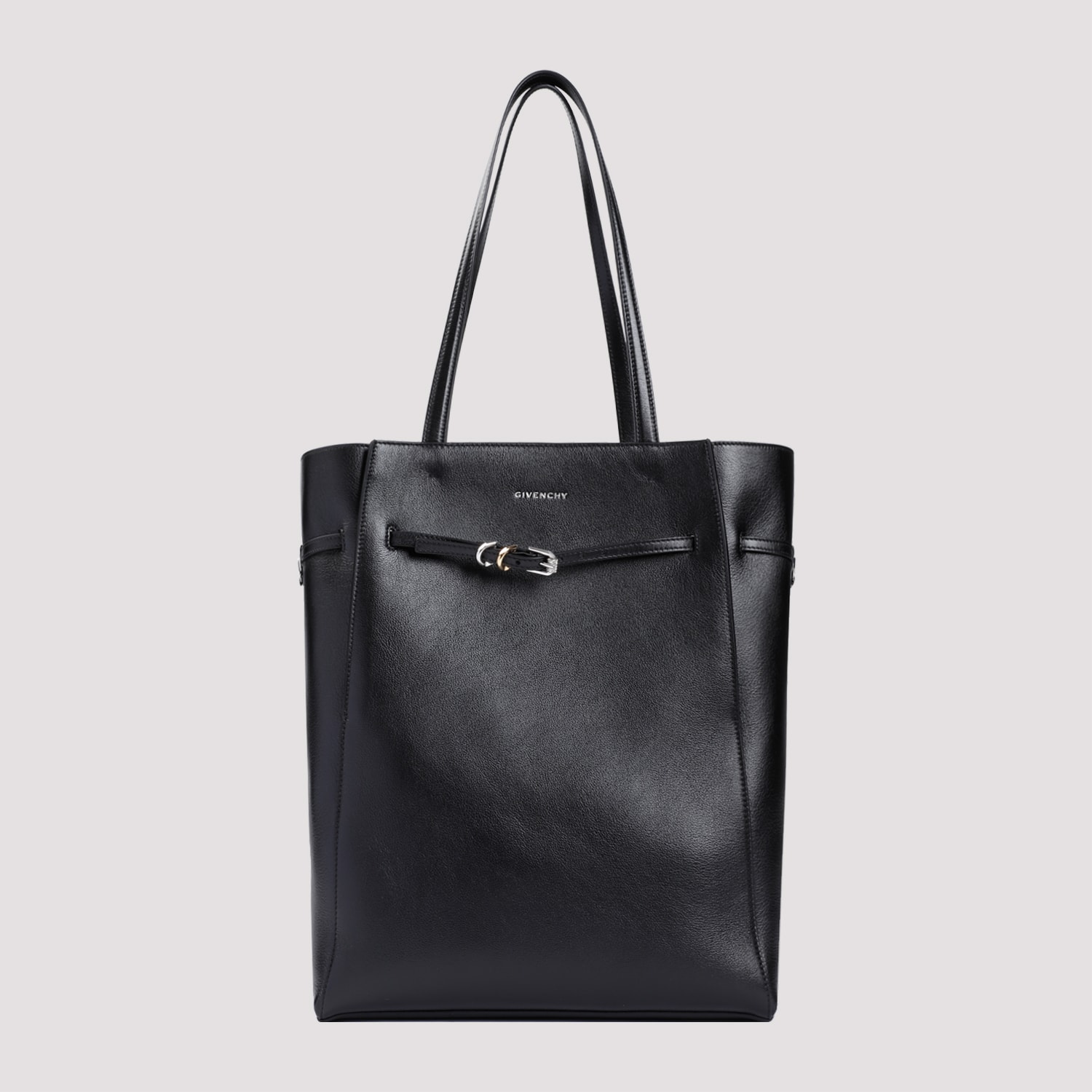 Shop Givenchy Voyou Medium North South Tote Bag In Black