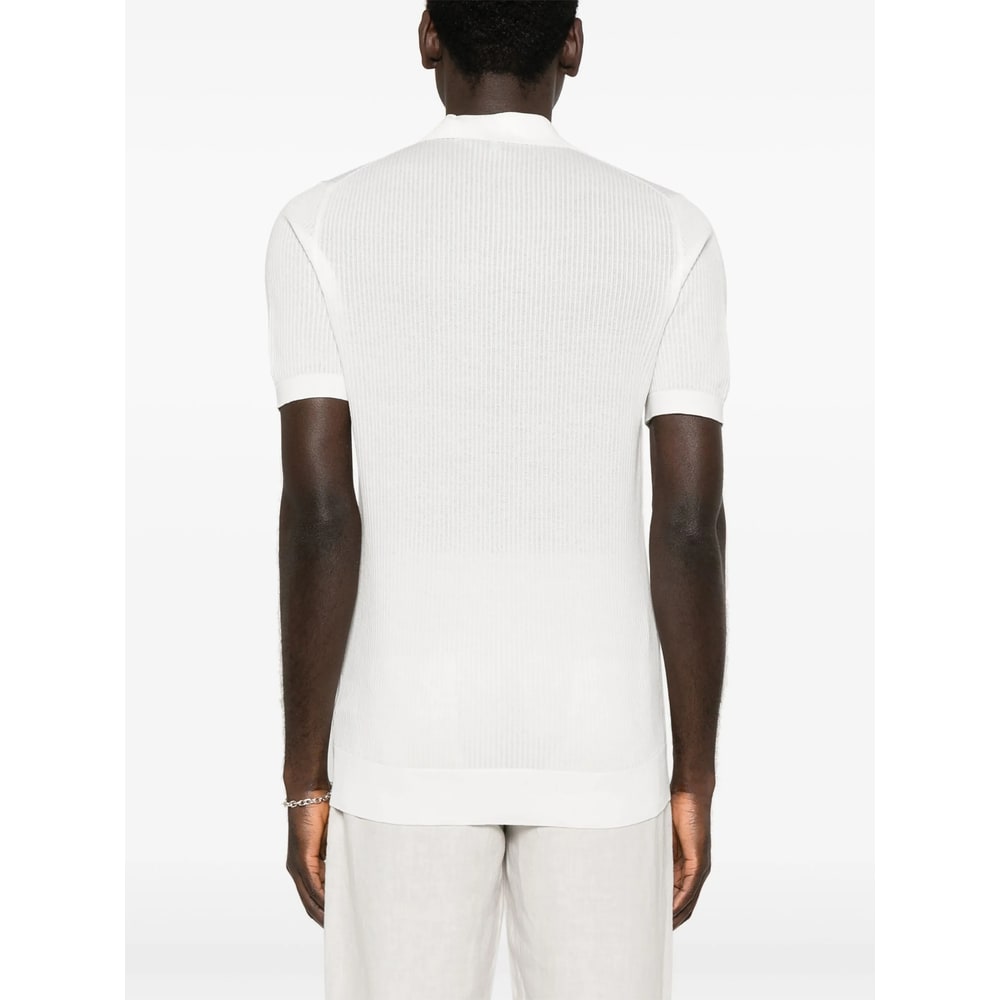 Fedeli Cotton Sweaters In White