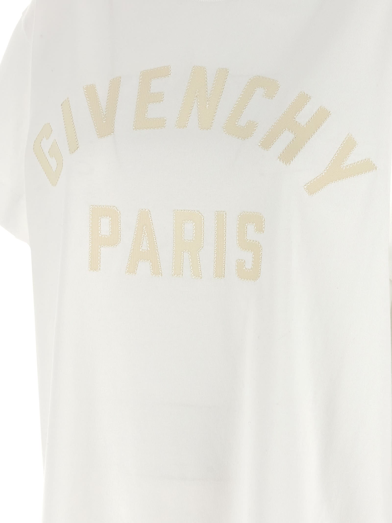 Givenchy White Cotton Oversize T-shirt In White