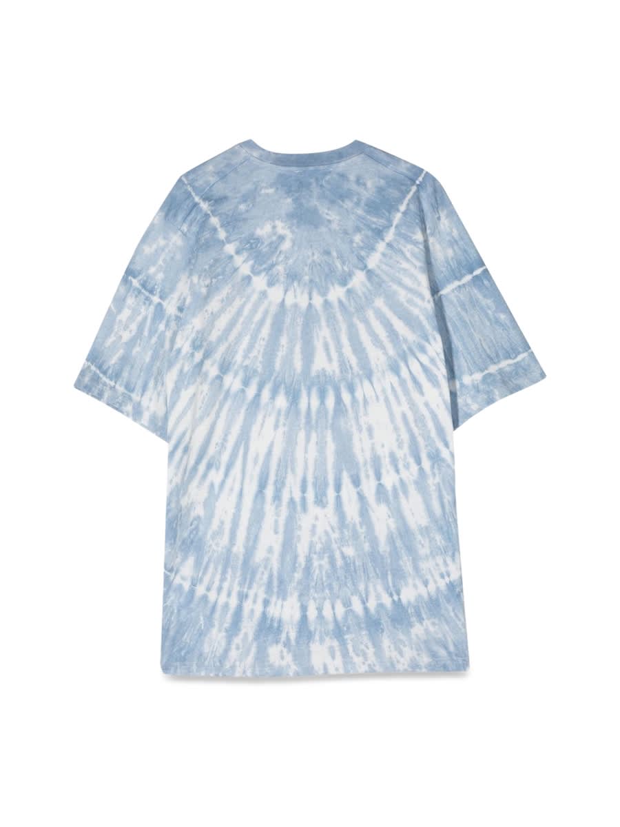 Dsquared2 Mc Logo Slouch Fit T-shirt In Azure