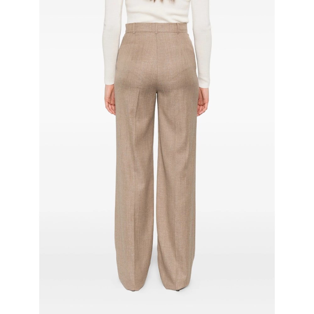 Max Mara Wool-blend Trousers In Multi