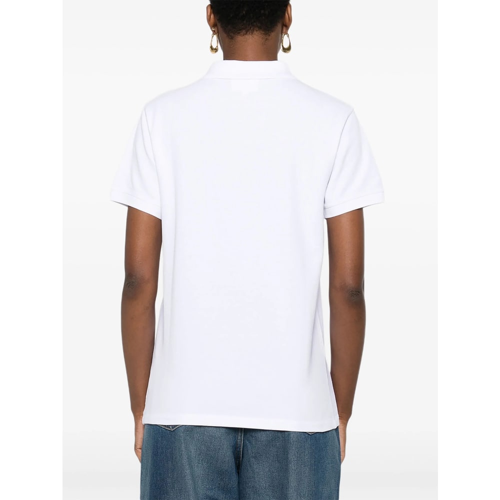 Maison Kitsuné Maison Kitsune 'baby Fox' Polo Shirt In White