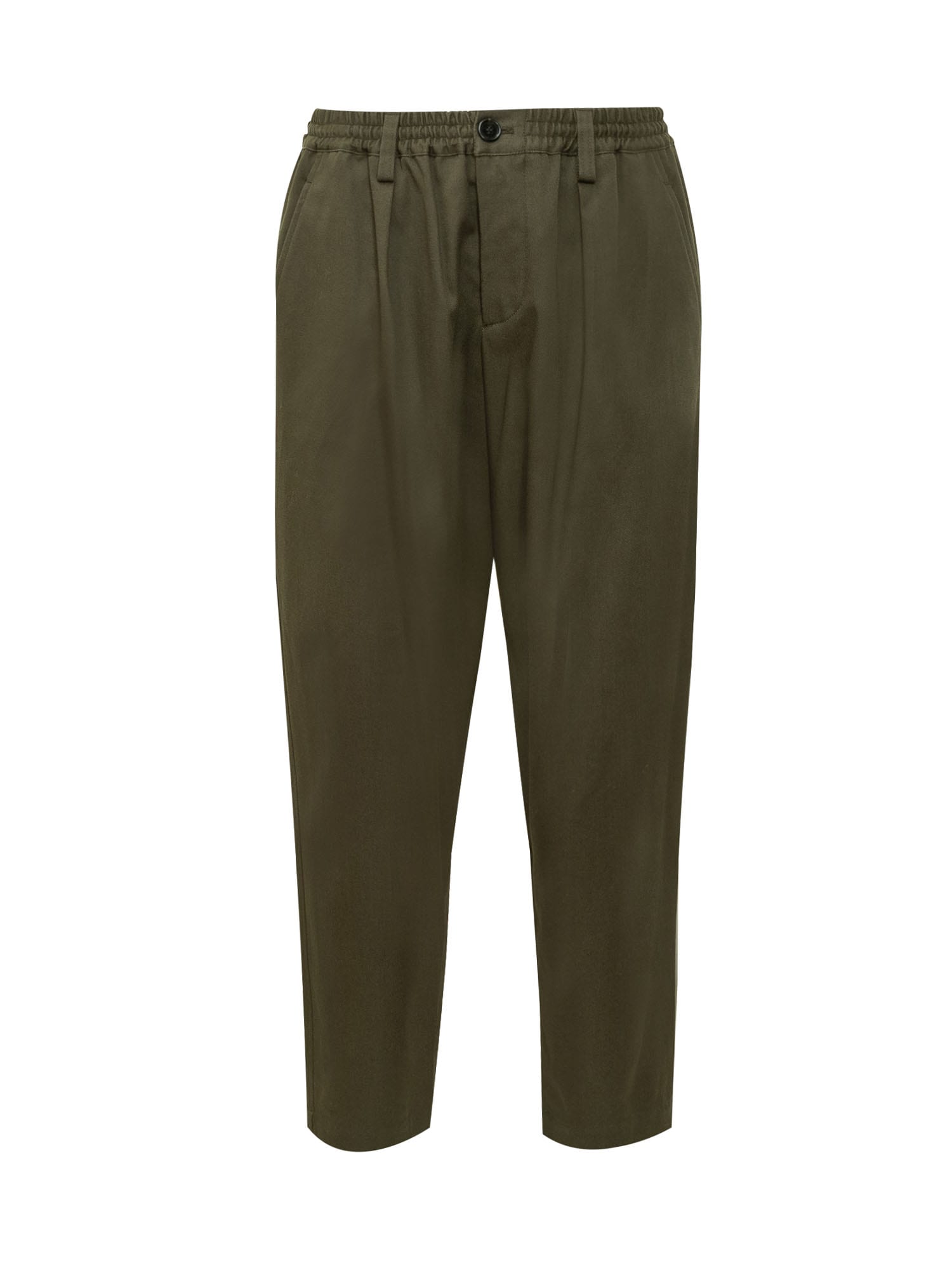 Marni Carrot Trousers In Forest Green