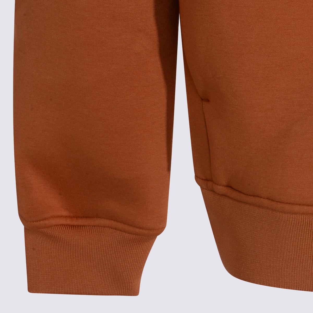 K-way Relaxed Fit Hooded Jacket With Ribbed Cuffs And Hem In Brown