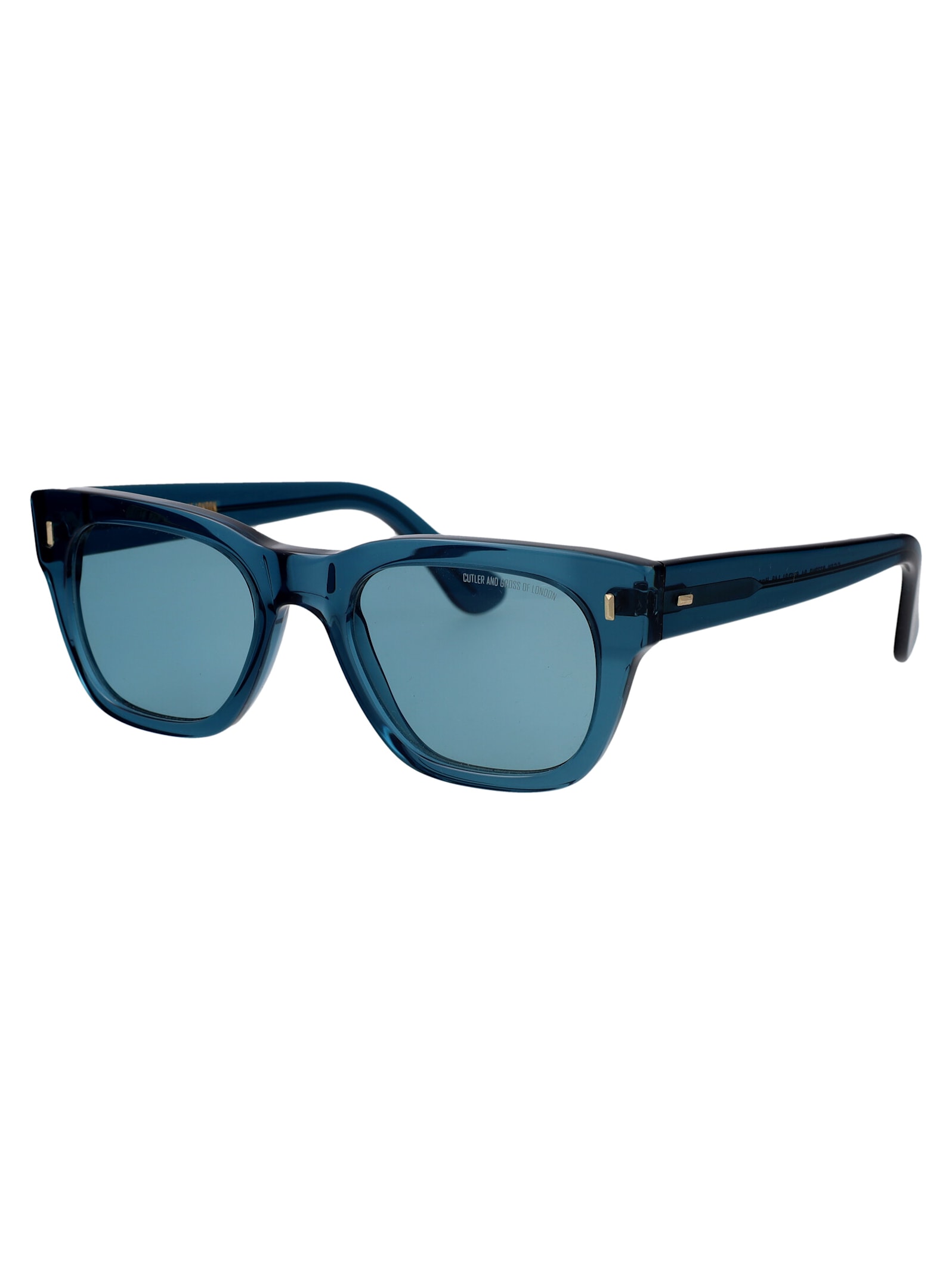 Shop Cutler And Gross Cgsn-0772v2-52 Sunglasses In 04 Blue Petrol