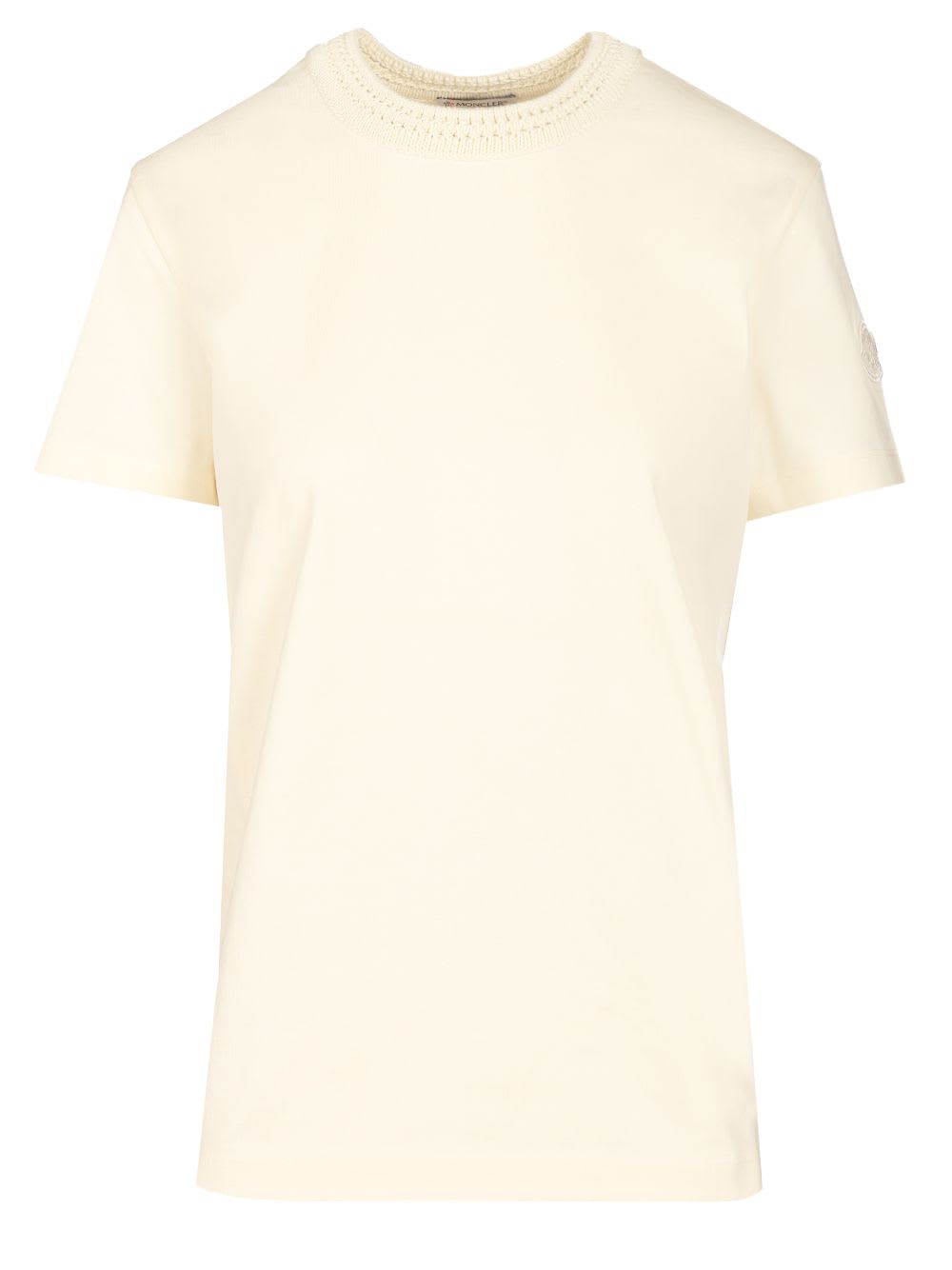 T-shirt With Crochet Detail