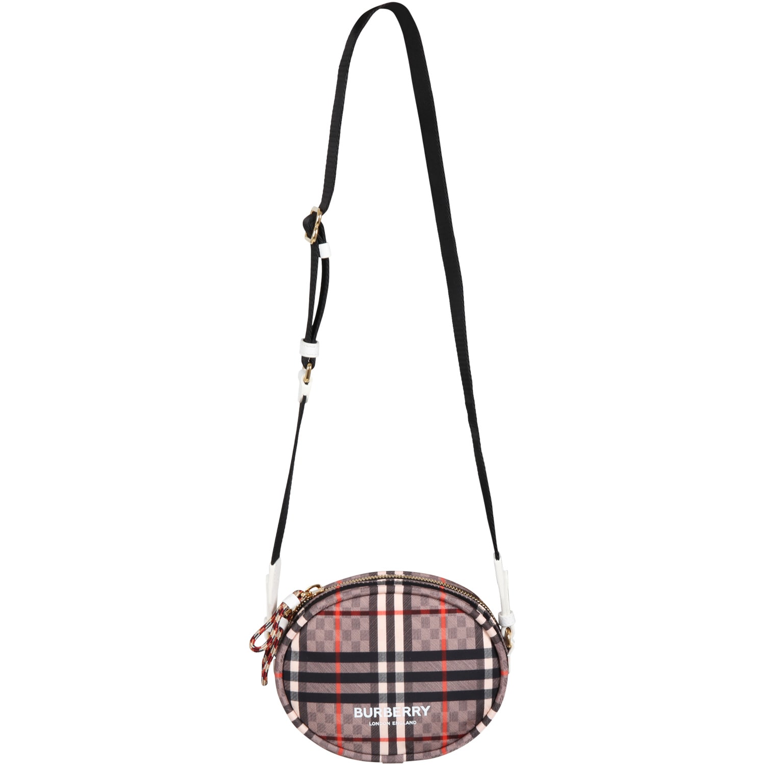 Burberry Multicolor Bag For Girl With White Logo