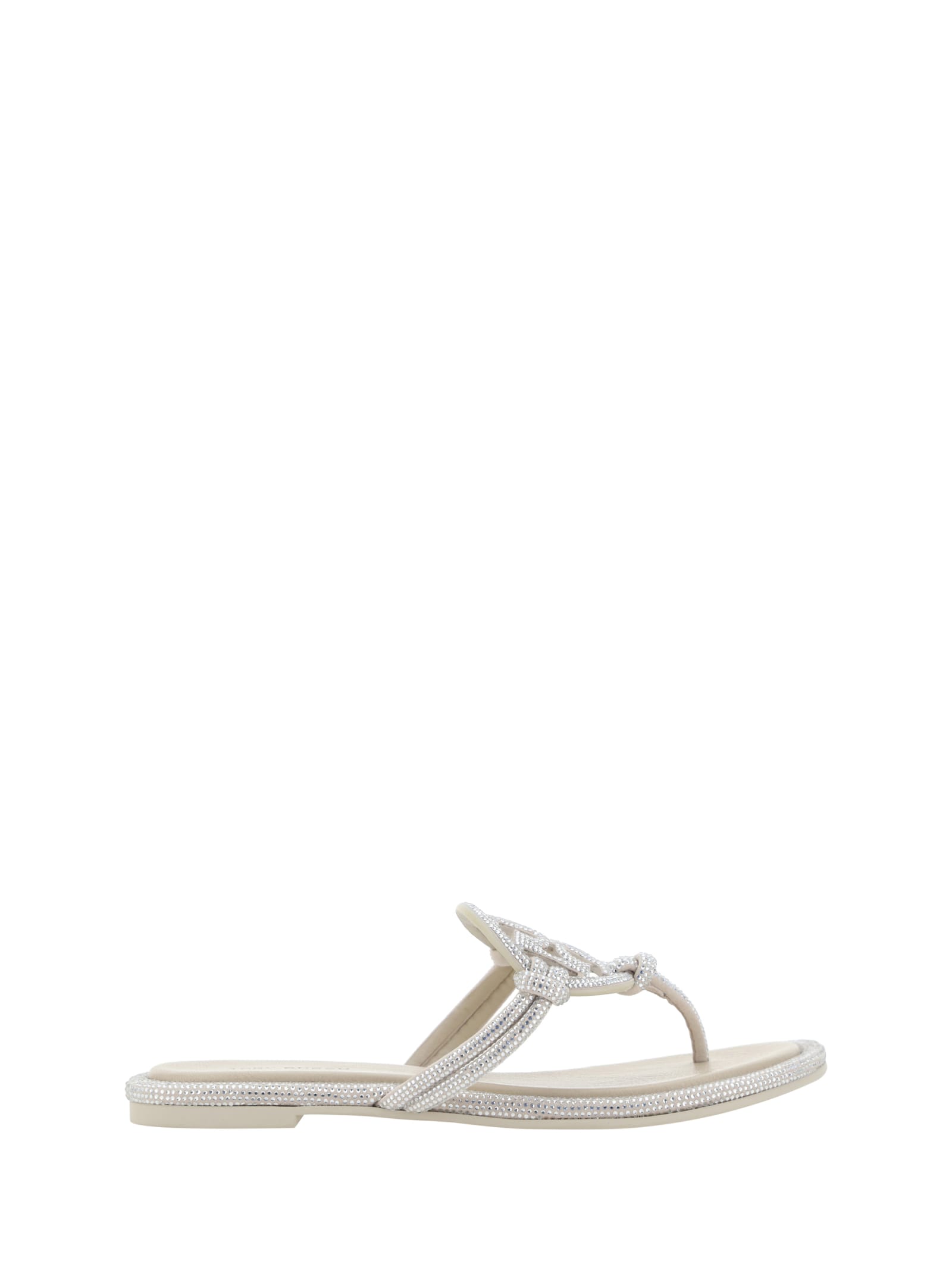 Tory Burch Miller Sandals In Stone Gray