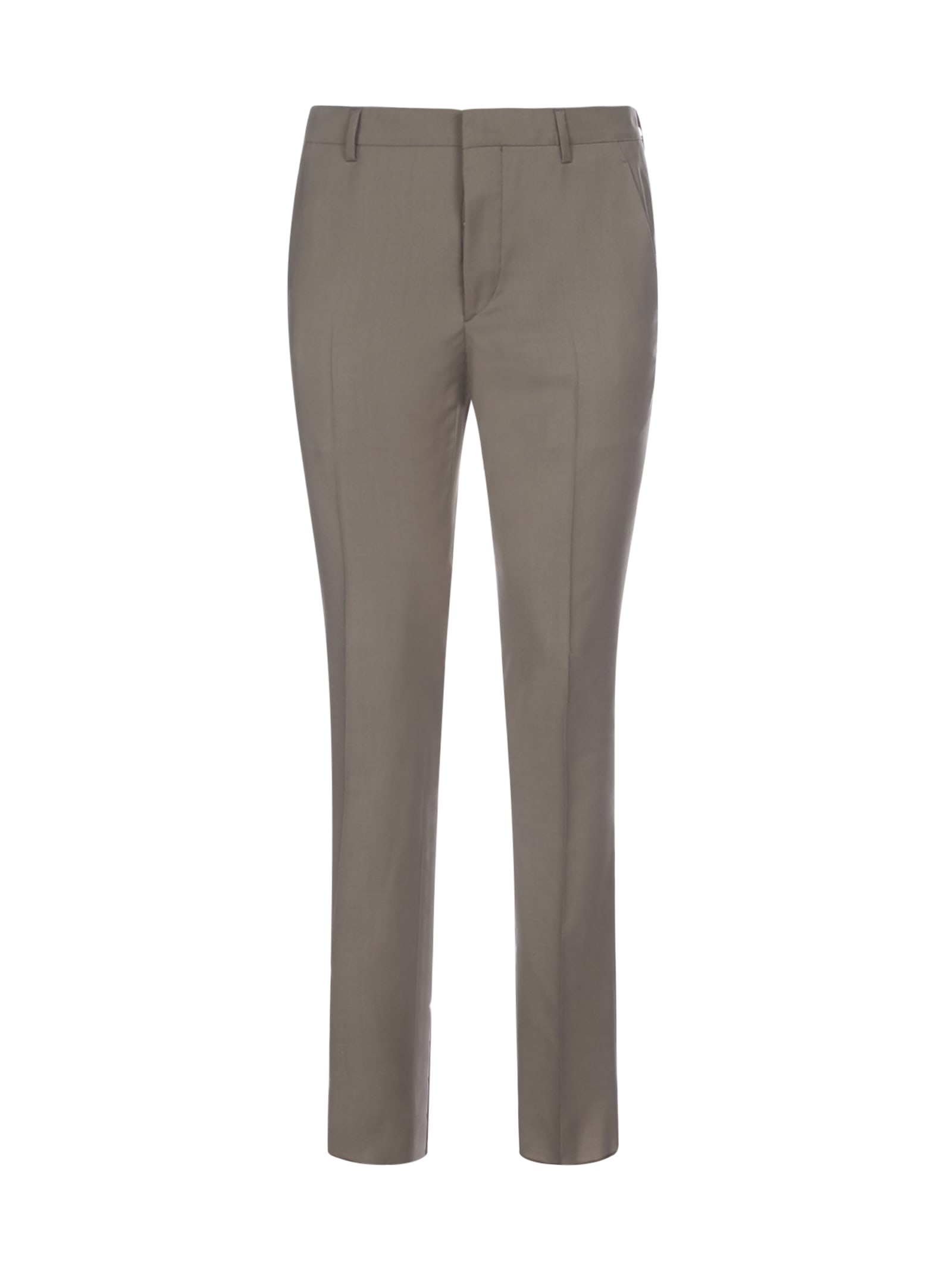 PRADA WOOL AND MOHAIR TAILORED TROUSERS,11217951