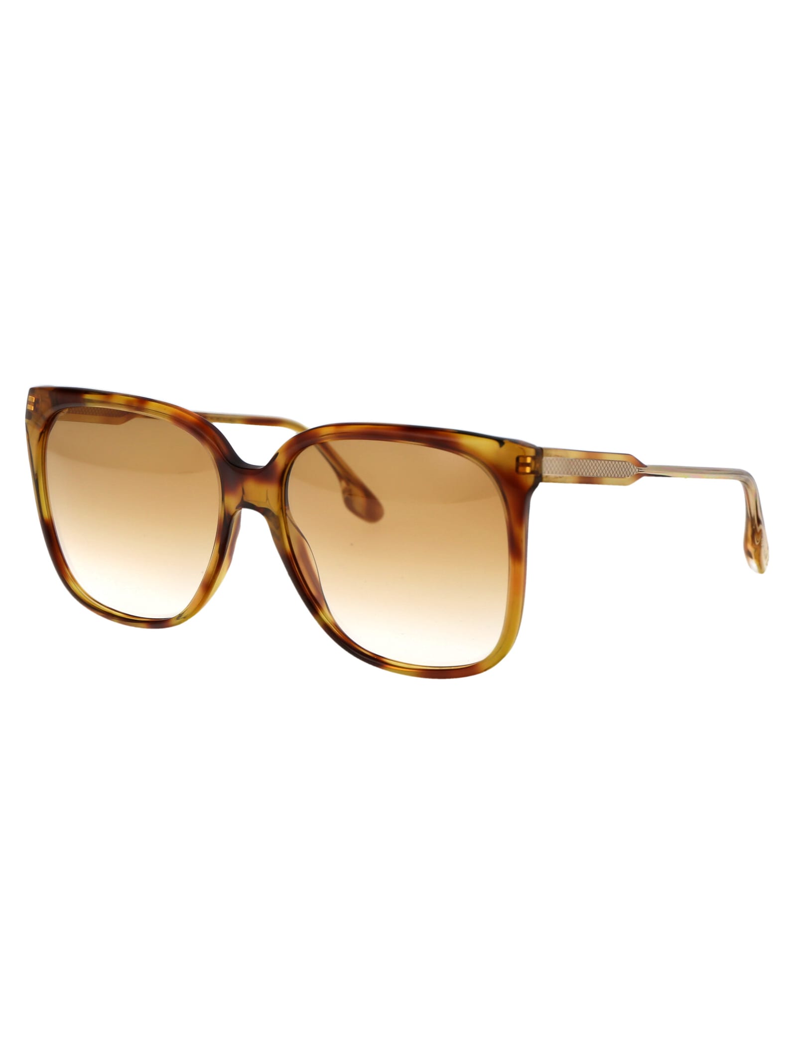 Shop Victoria Beckham Vb610s Sunglasses In 222 Blonde Havana