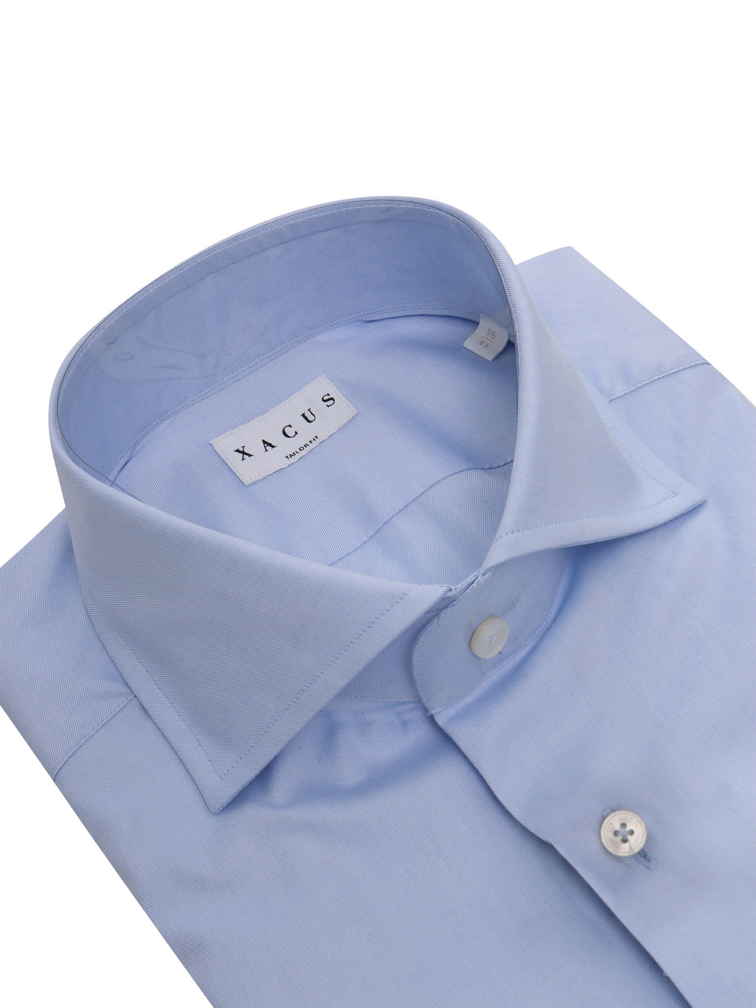 Shop Xacus Light Blu Shirt With Pockets In Multicolor