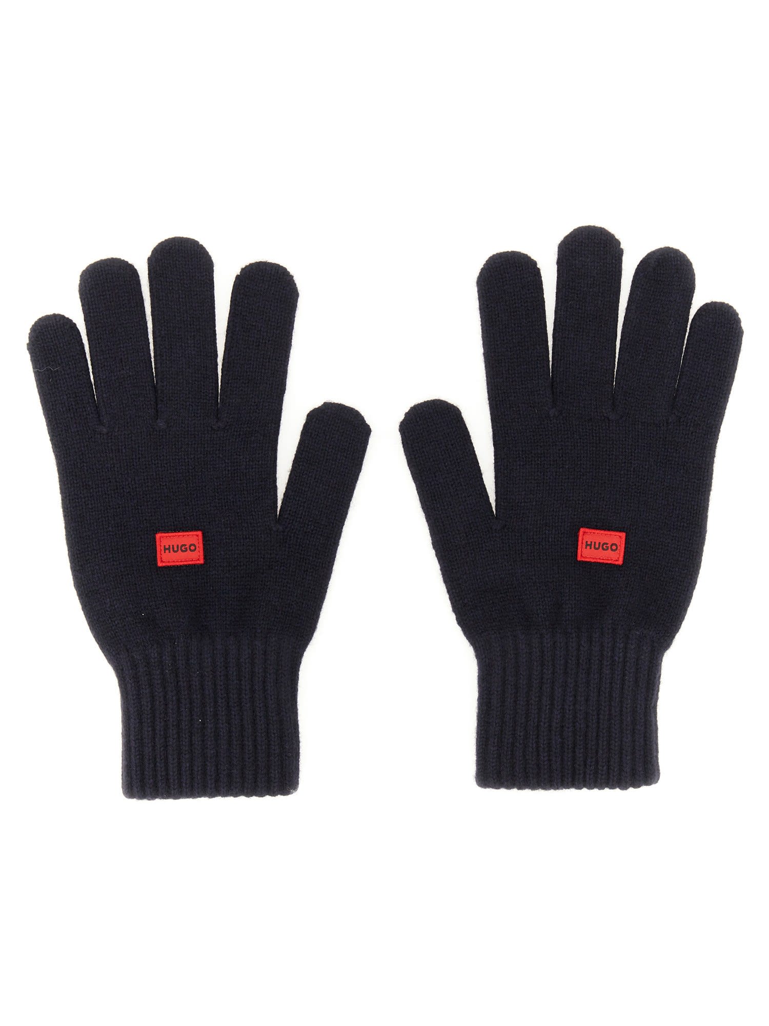 Hugo Boss Wool Blend Gloves