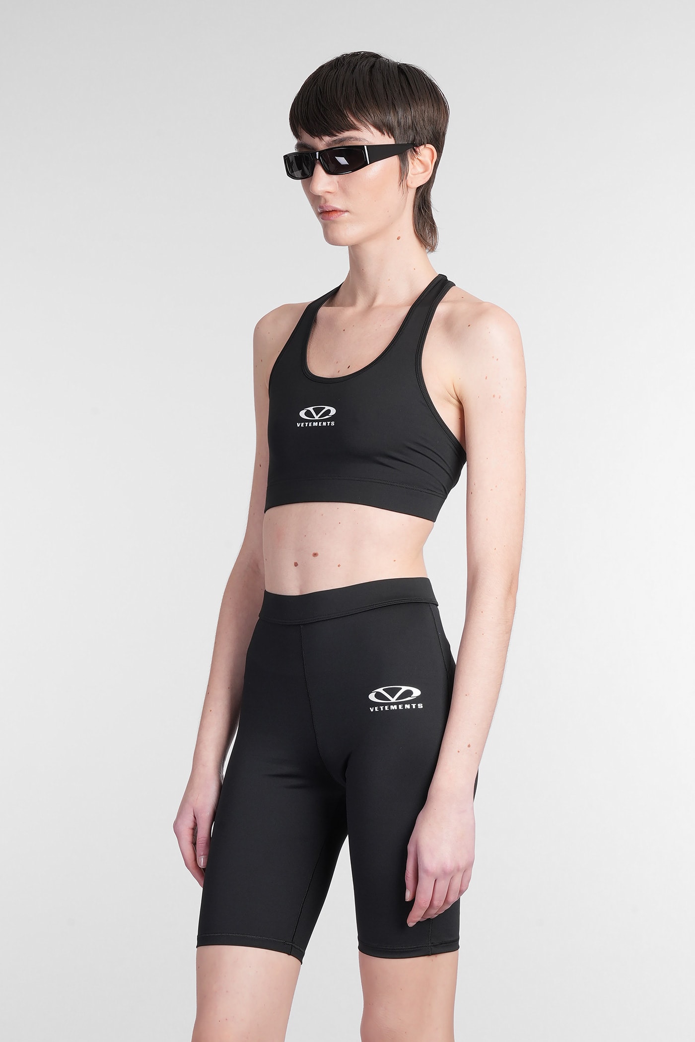 Vetements Topwear In Black Polyamide In Black