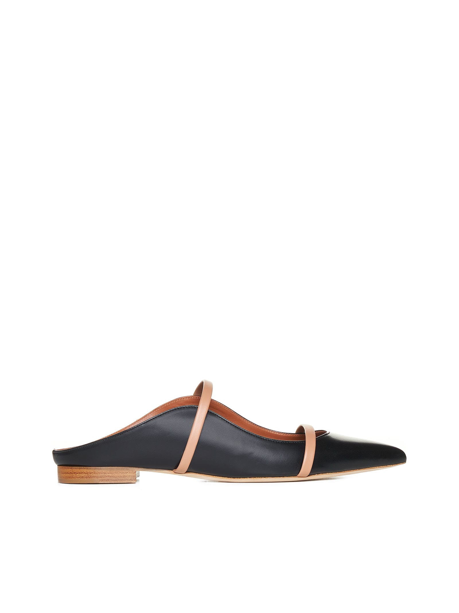 Shop Malone Souliers Sandals In Black Nude