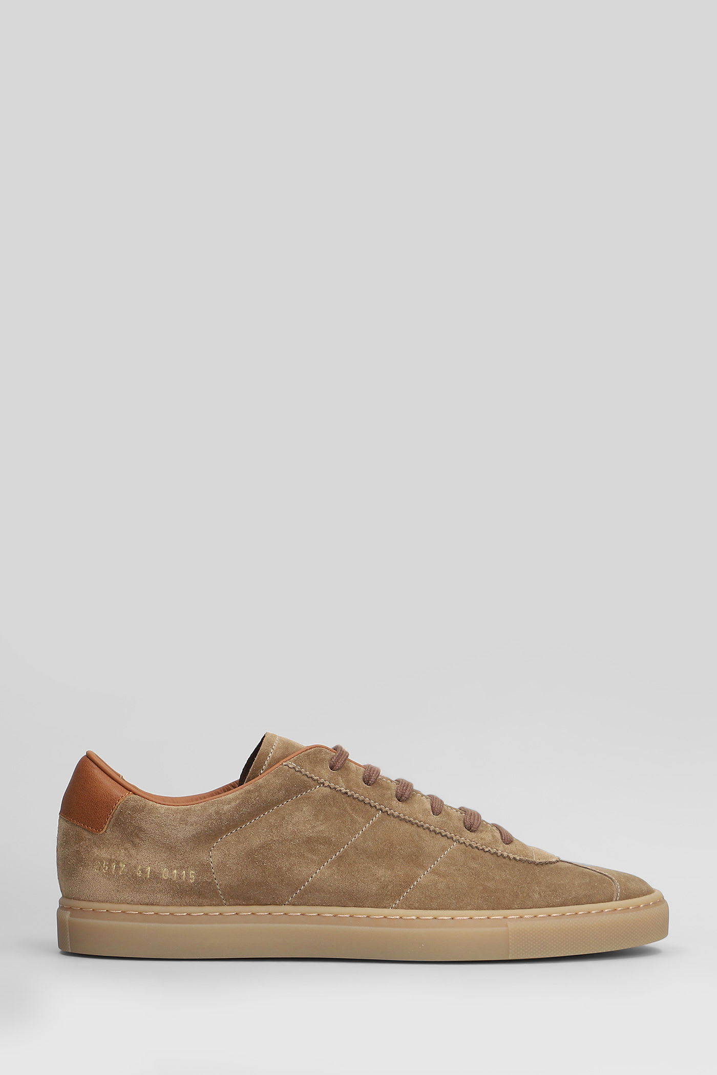 Common Projects Field Trainer Sneakers In Camel Suede In Brown