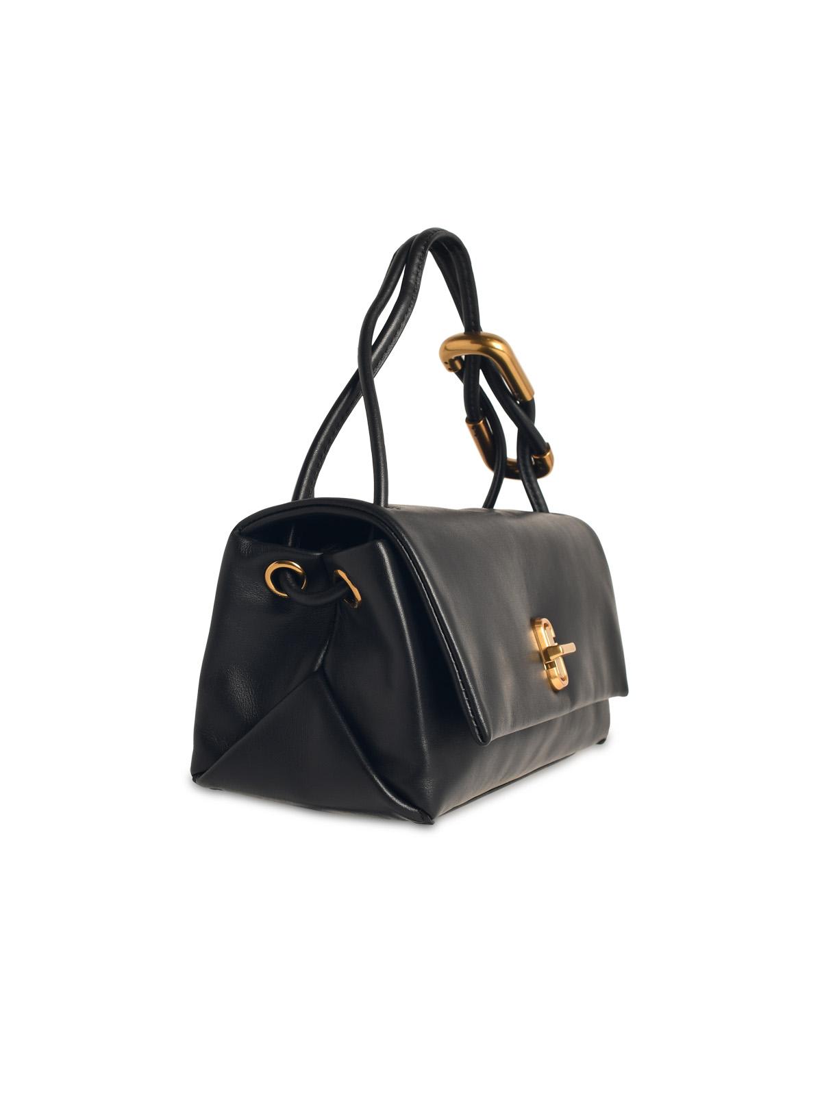 Shop Marc Jacobs The Dual Bag Mini Bag In Black Leather