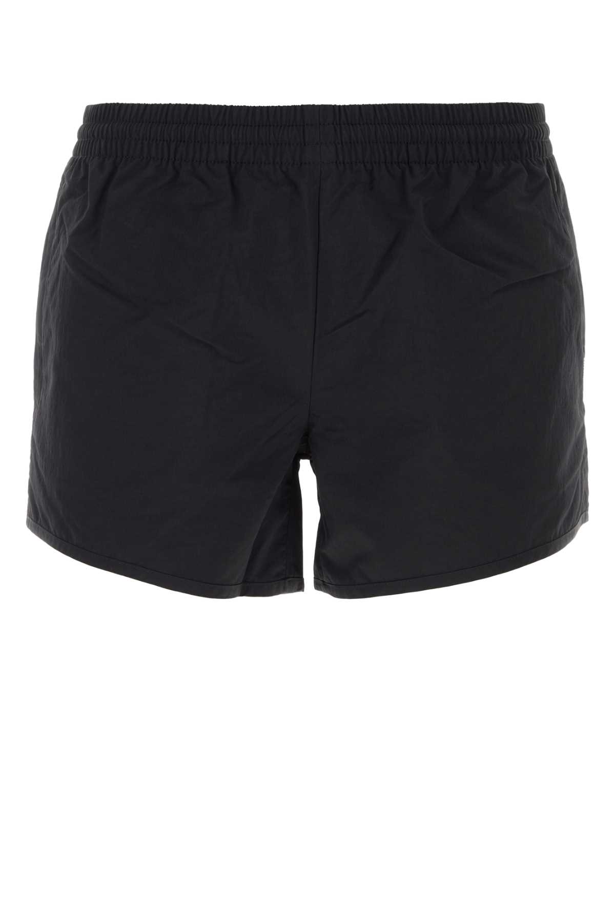 Black Nylon Swimming Shorts