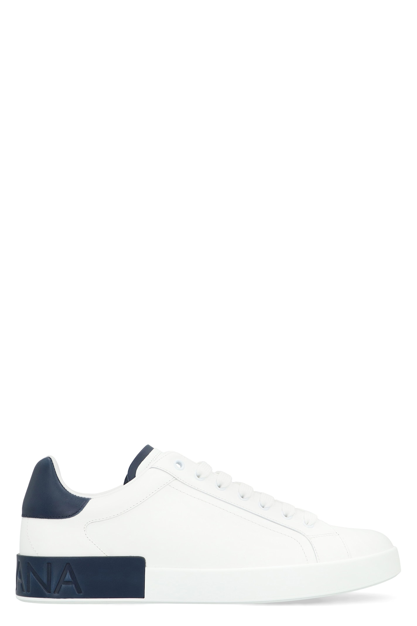 Dolce & Gabbana White Sneakers With Minimalist Design And Cushioned Sole In White