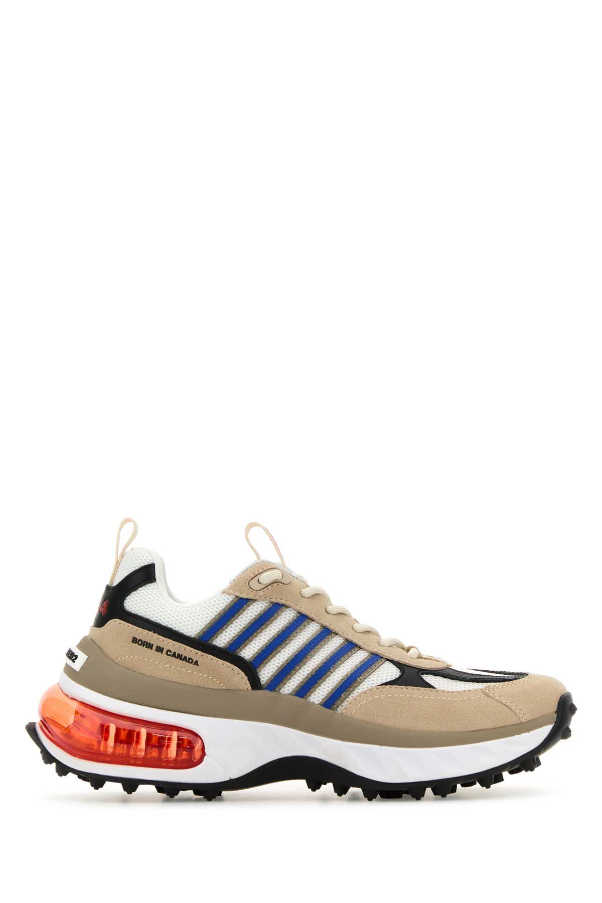 Shop Dsquared2 Multicolor Bubble Sneakers In Beige