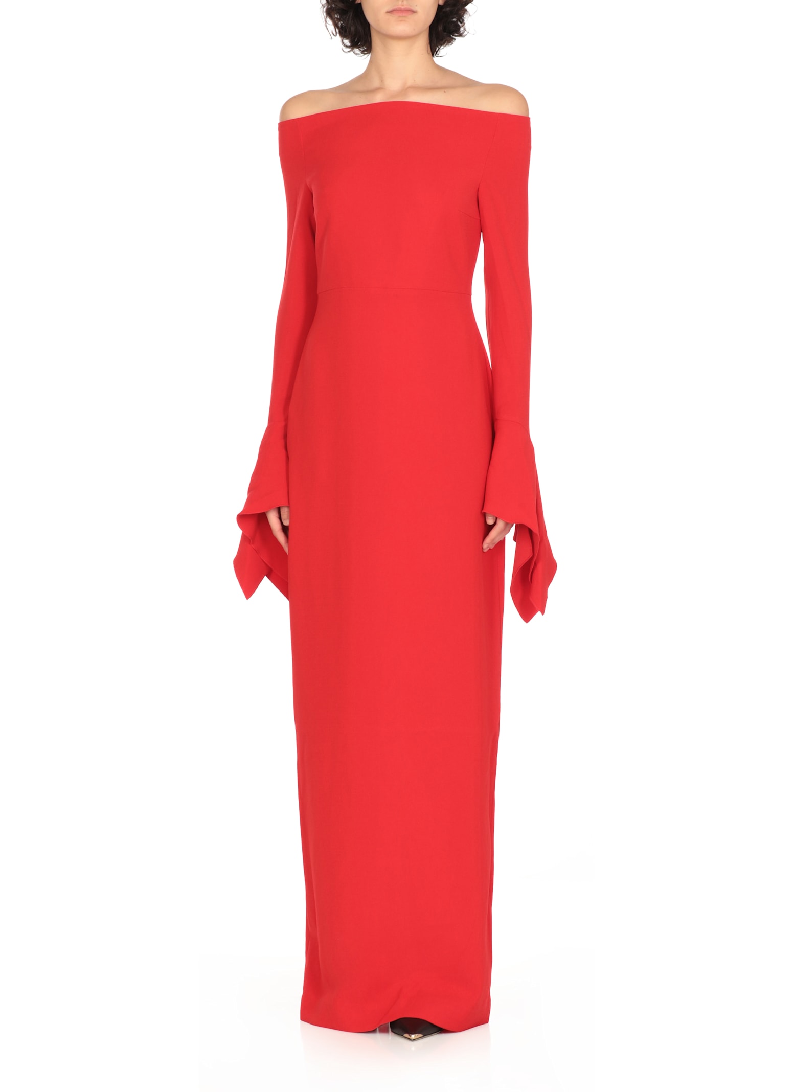 Solace London Amalie Maxi Dress In Red