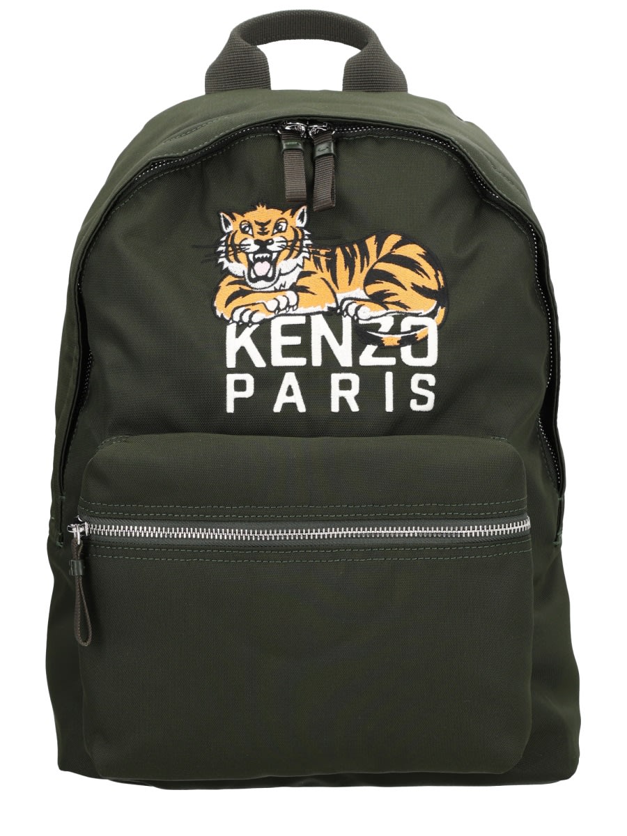 Kenzo Versatile Backpack Featuring Multiple Elements In Multi